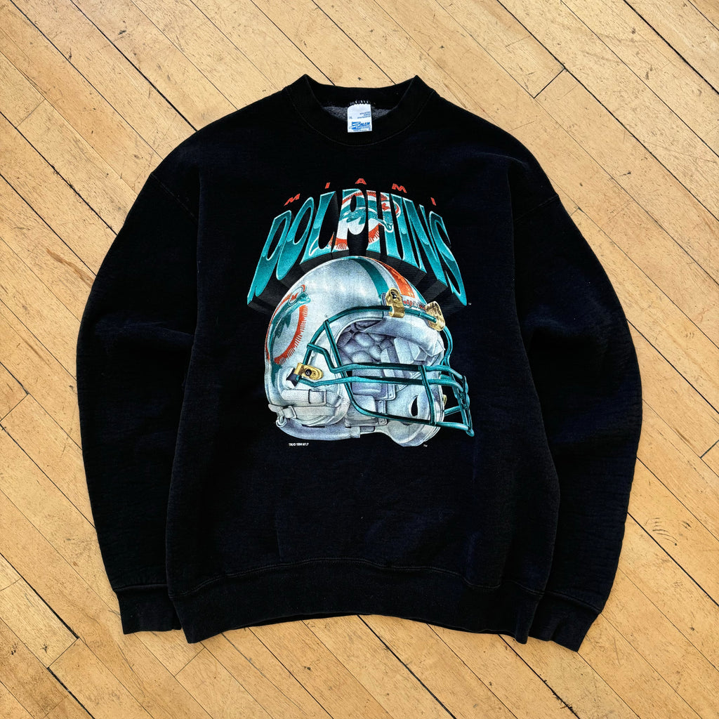Vintage Salem Miami Dolphins Helmet Crewneck Sz XL