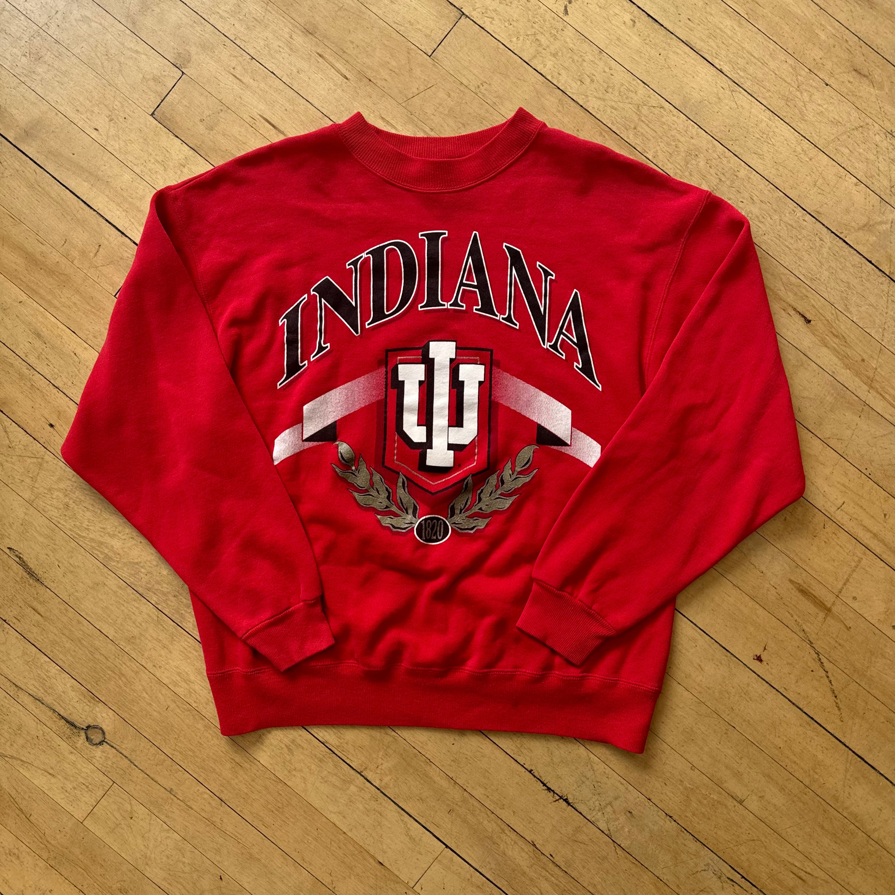 Vintage Indiana University CrewNeck Sz L