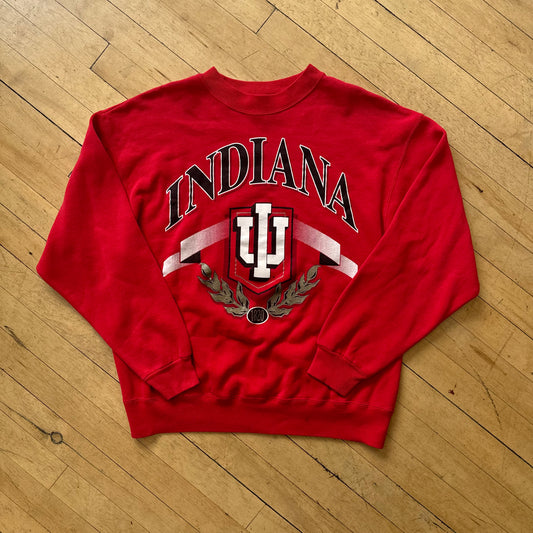 Vintage Indiana University CrewNeck Sz L