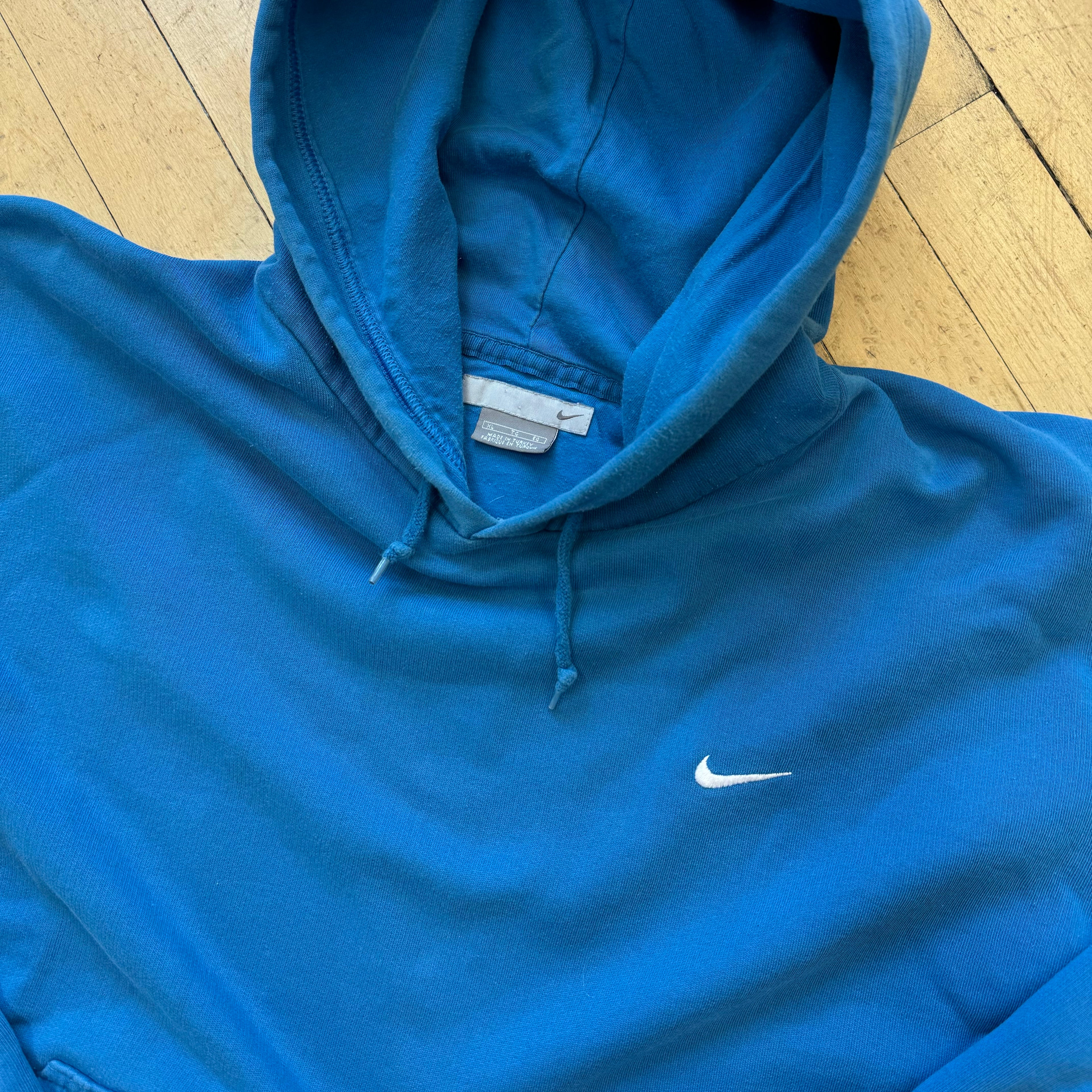 Vintage Nike Simple Swoosh Hoodie Sz XL