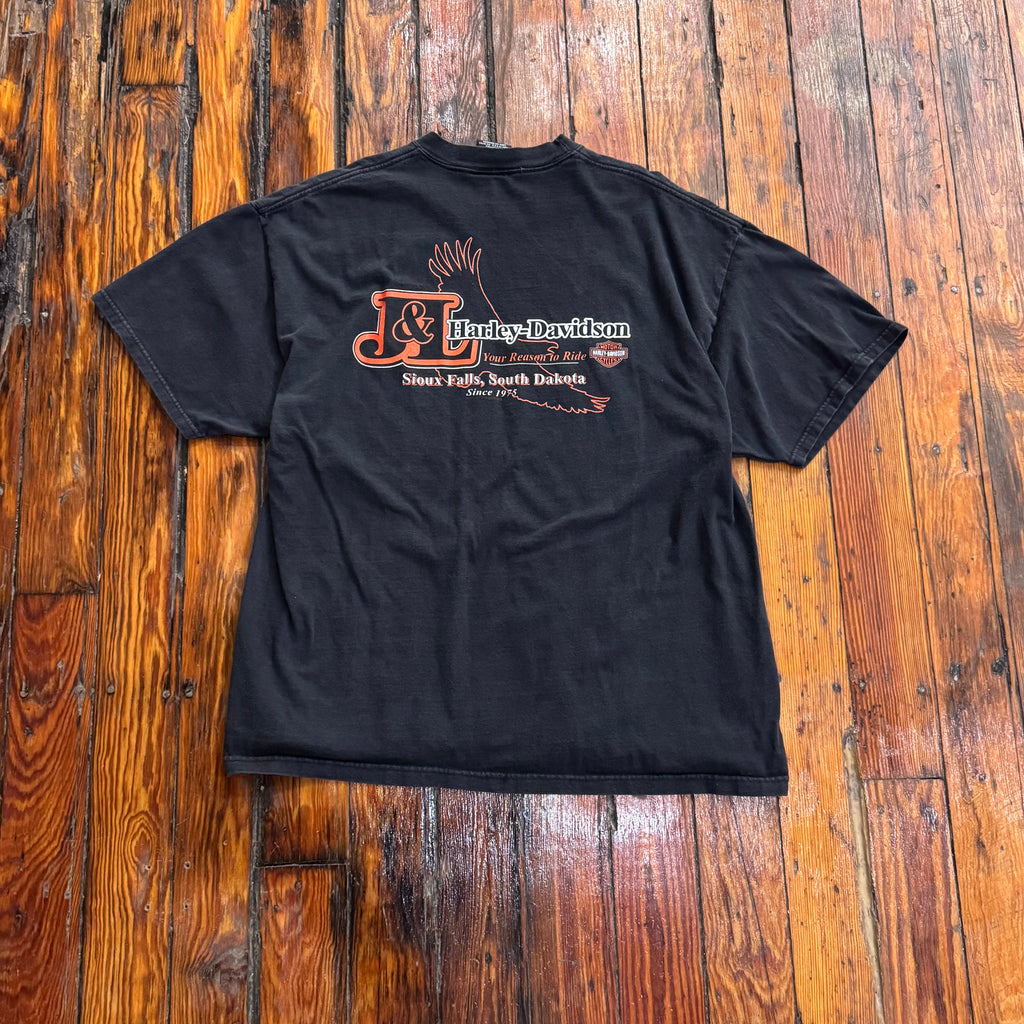 Vintage Live to ride Harley Davidson T-shirt Sz L
