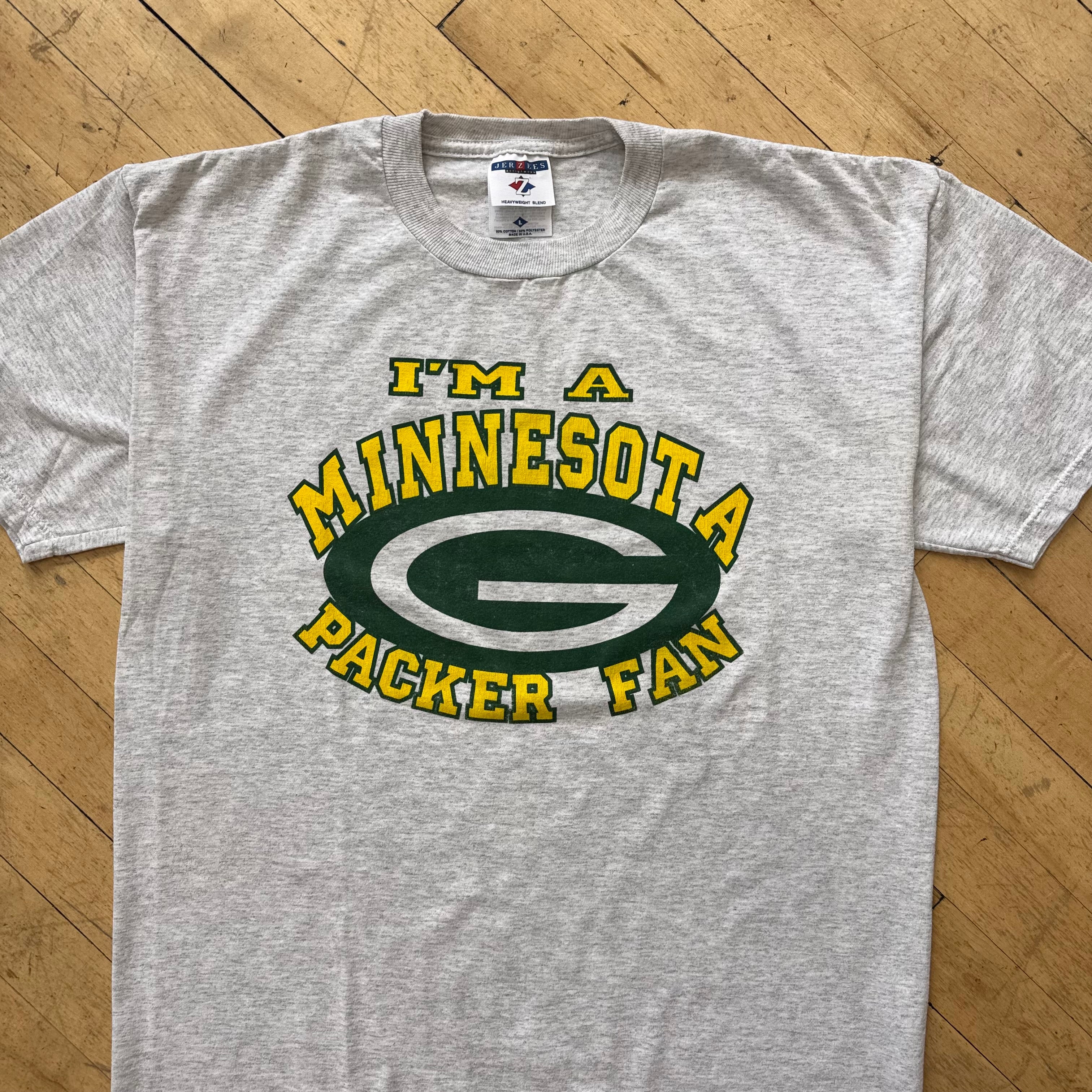 Vintage Im a Minnesota Packers Fan T-shirt Sz M