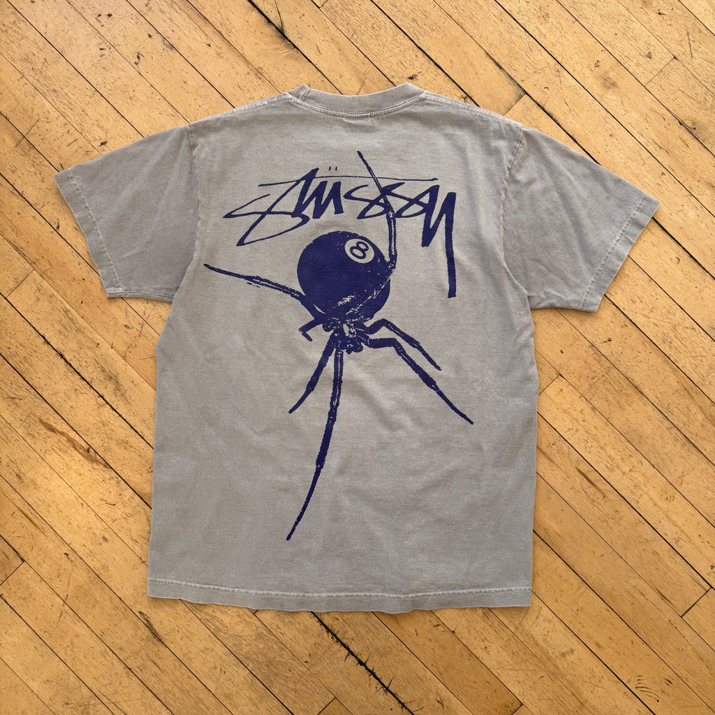 Stussy Spider 8-Ball T-shirt Sz M