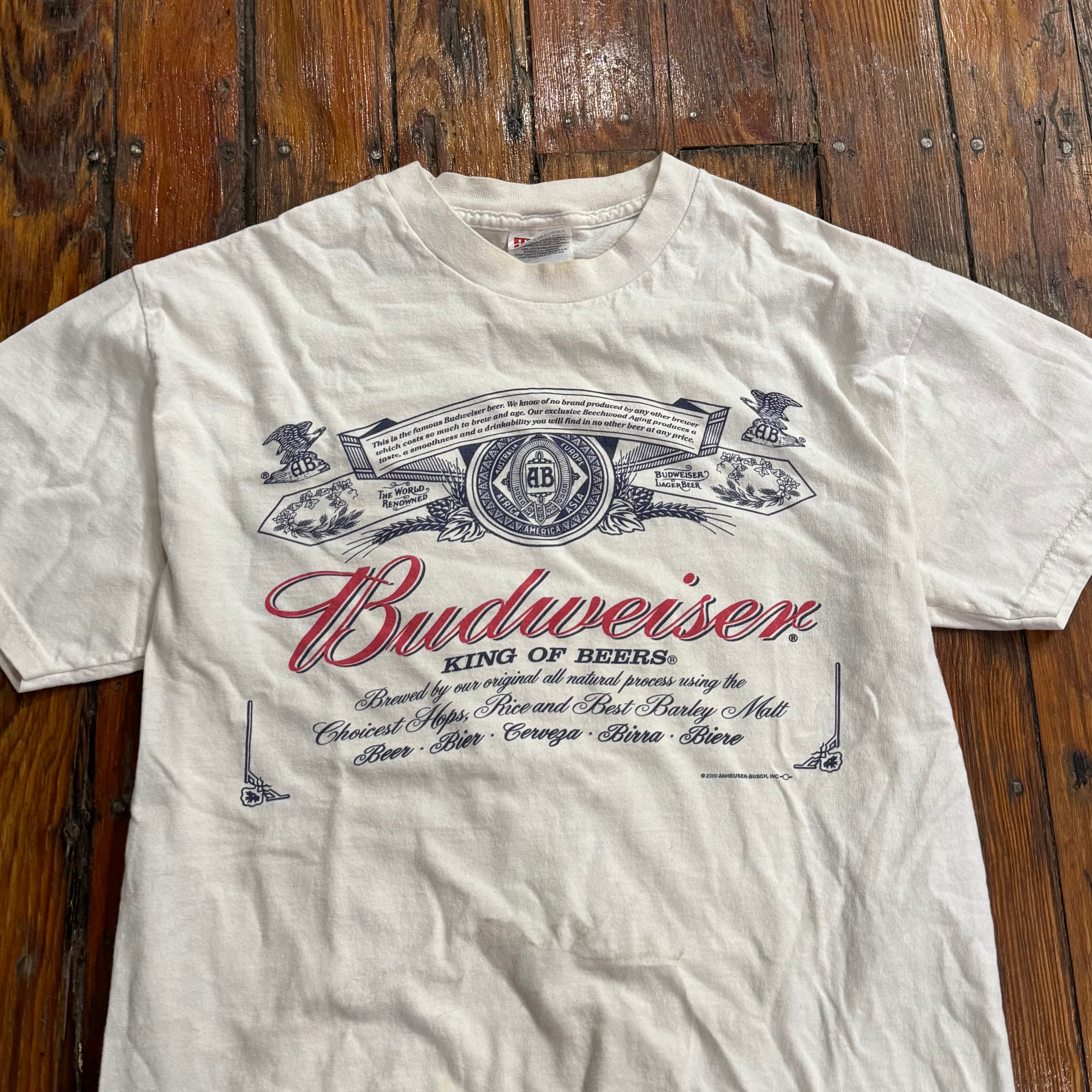 Vintage Budweiser King Of Beers T-shirt Sz M