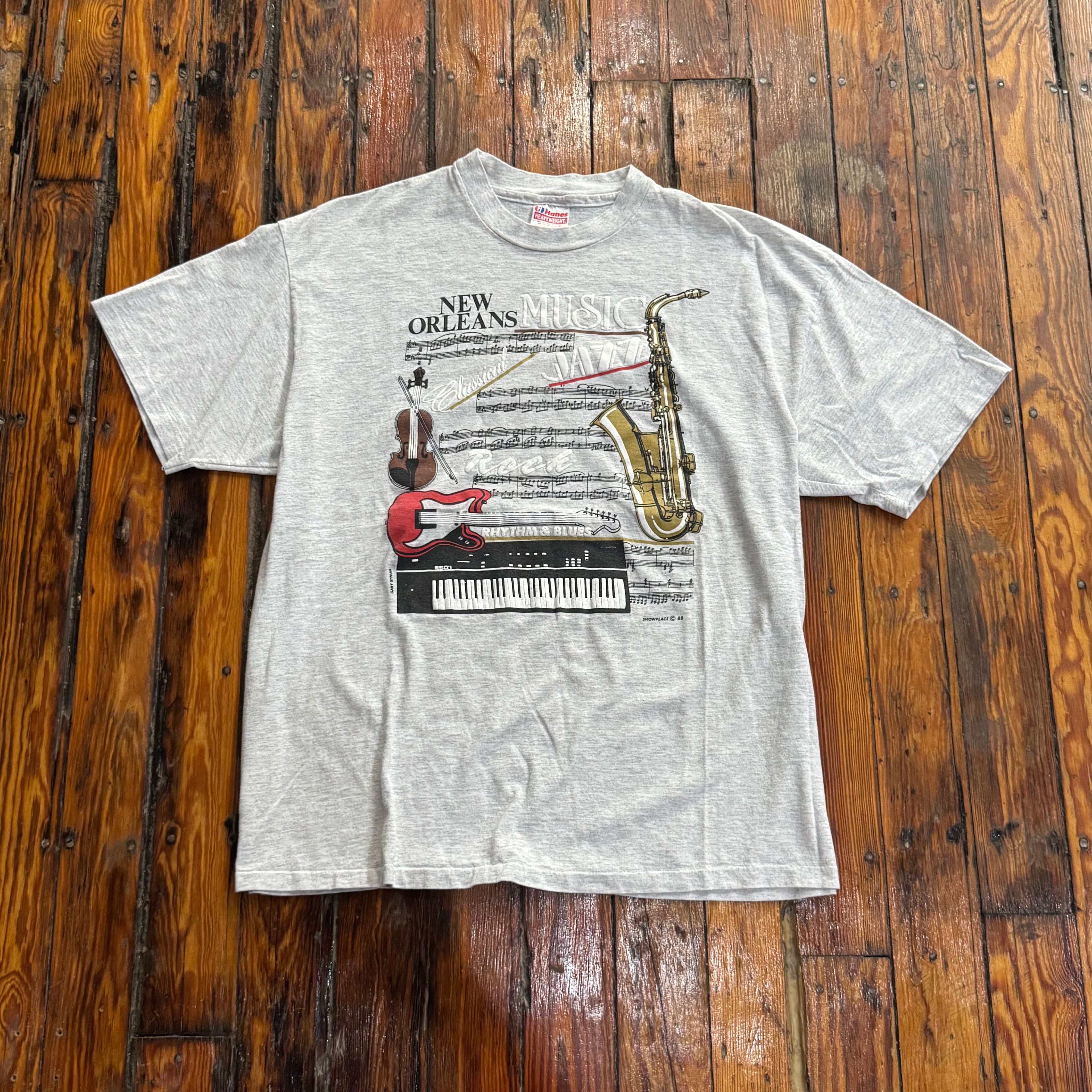 Vintage New Orleans Jazz Music T-shirt Sz XXL