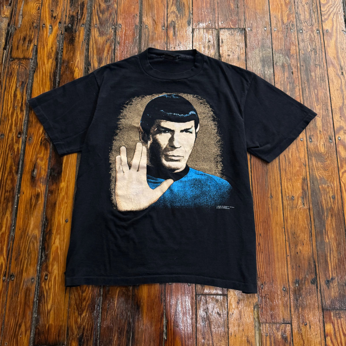 Vintage Star Trek Spock Live Long & Prosper T-shirt Sz L