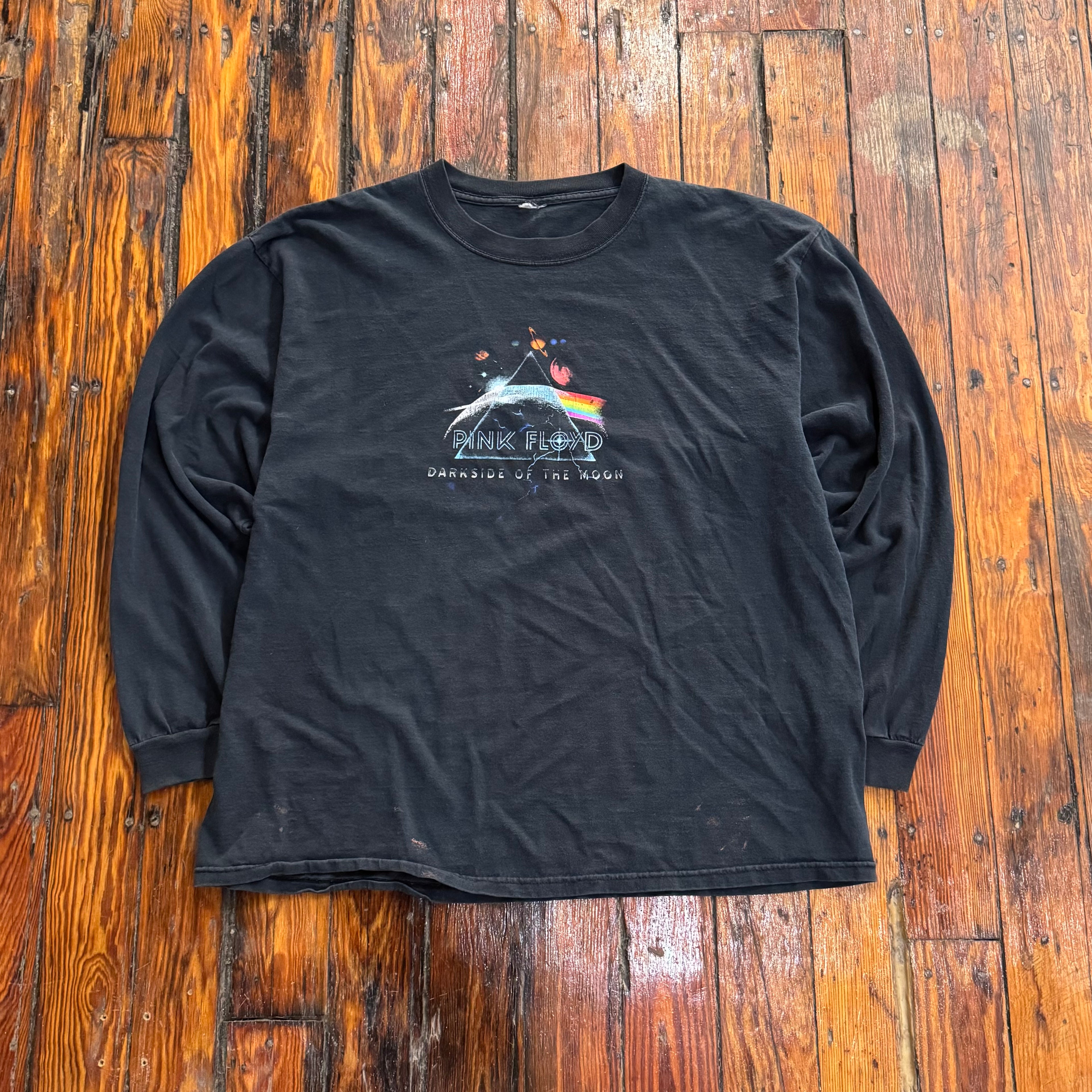 Vintage Pink Floyd Darkside of the Moon Long Sleeve T-shirt Sz XL