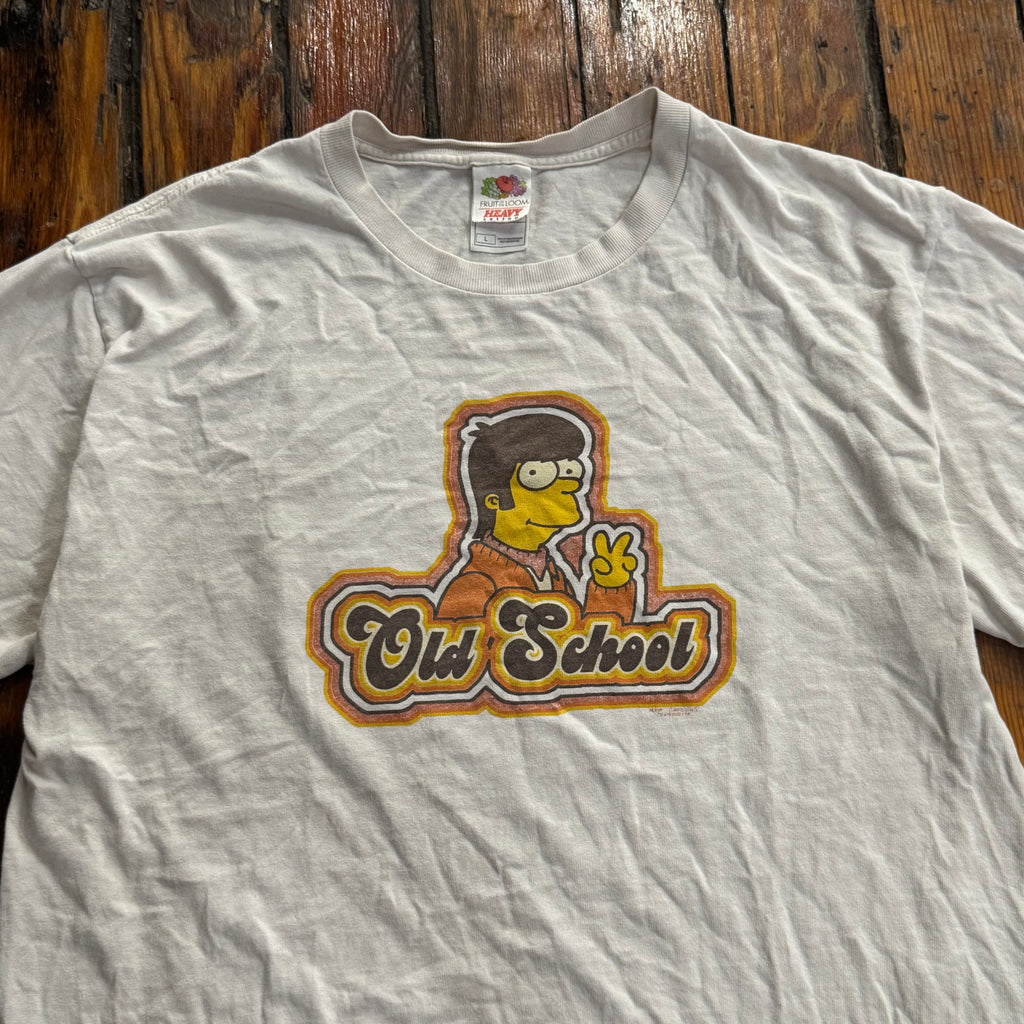 Y2K Simpsons Old School T-shirt Sz L