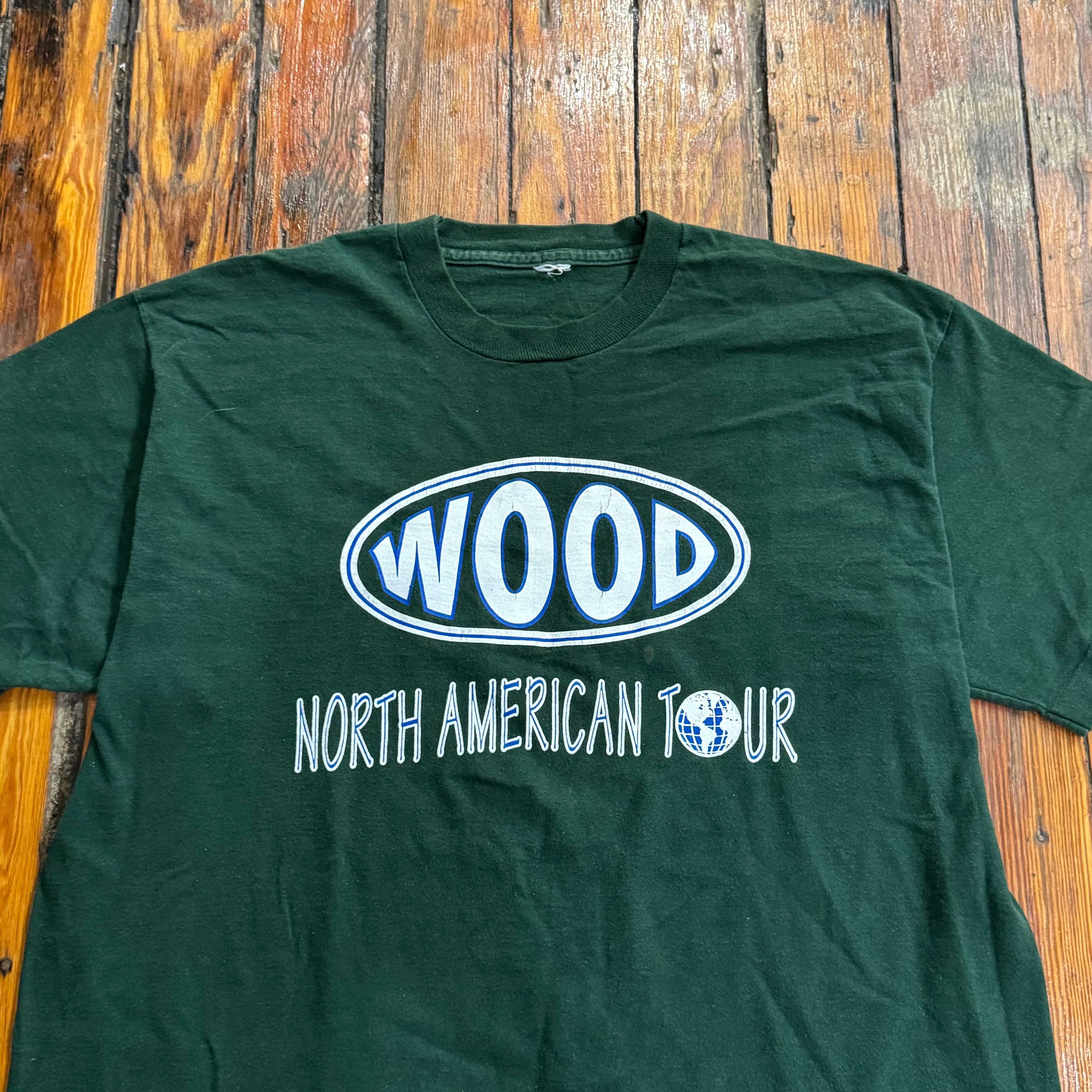 Vintage Wood North American Tour T-shirt Sz L