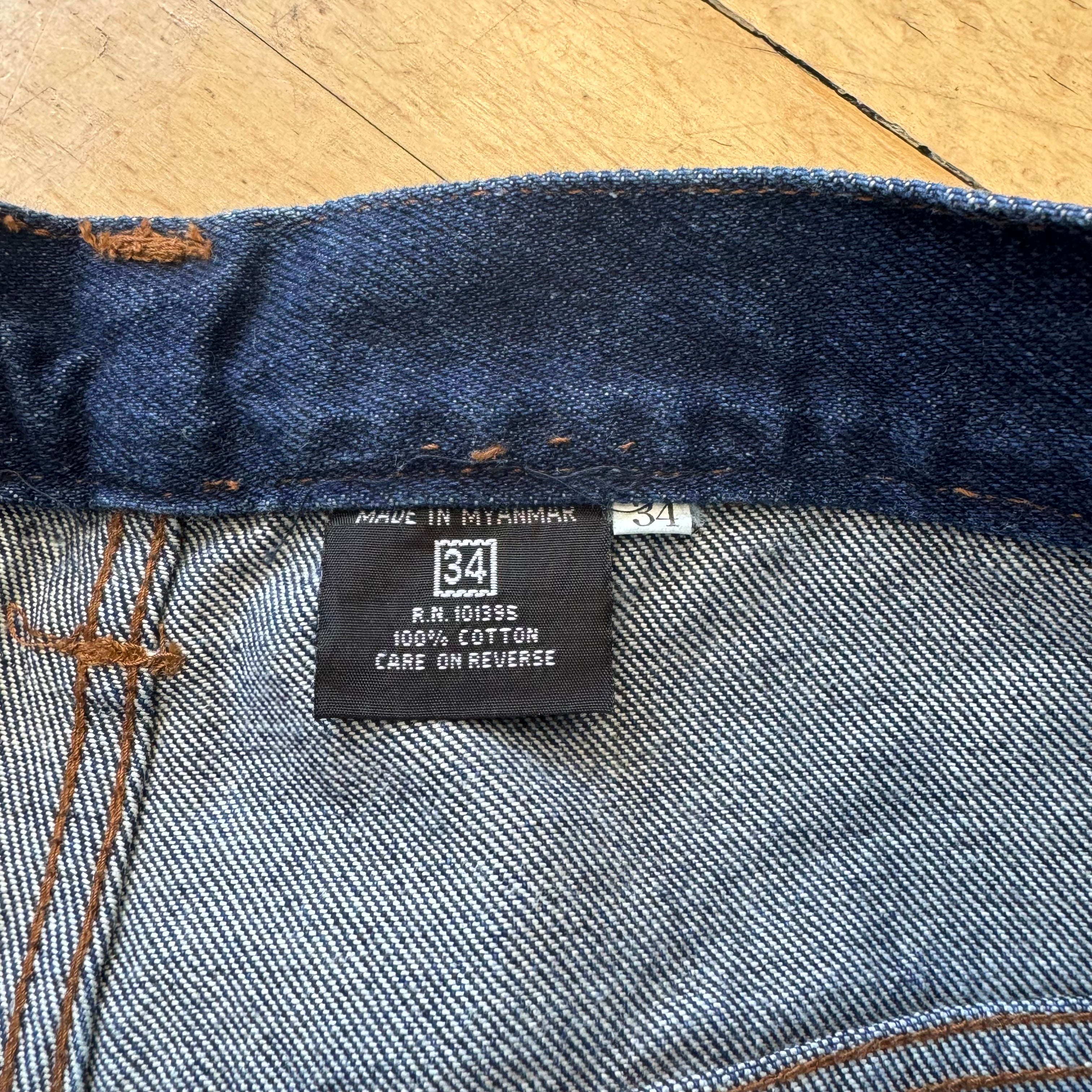 Vintage Bootleg Player 69 Embroidered Jorts