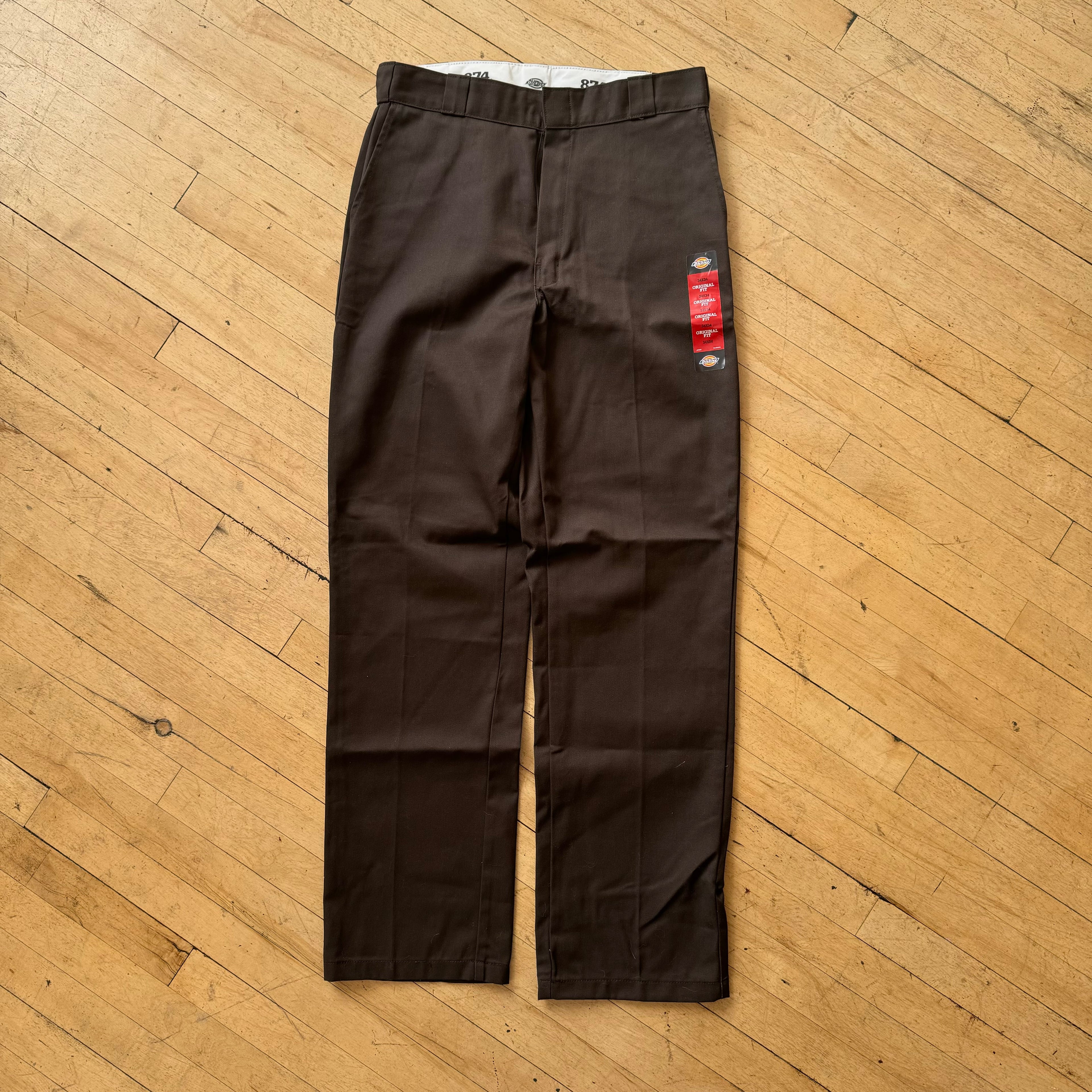 Y2K Dickie Brown 874 Pants Sz 34x34