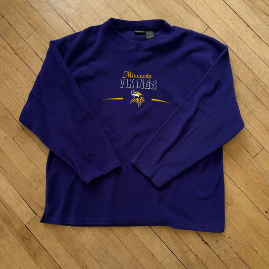 Vintage Fleece Vikings Crewneck Sz XXL