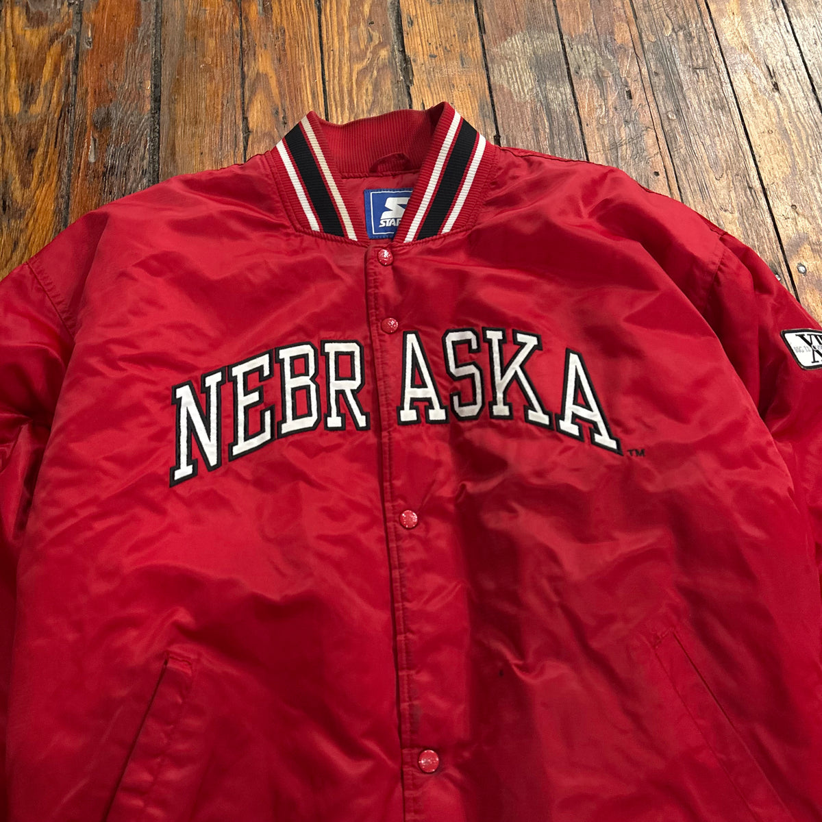 Vintage Nebraska Huskers Starter Jacket Sz XL