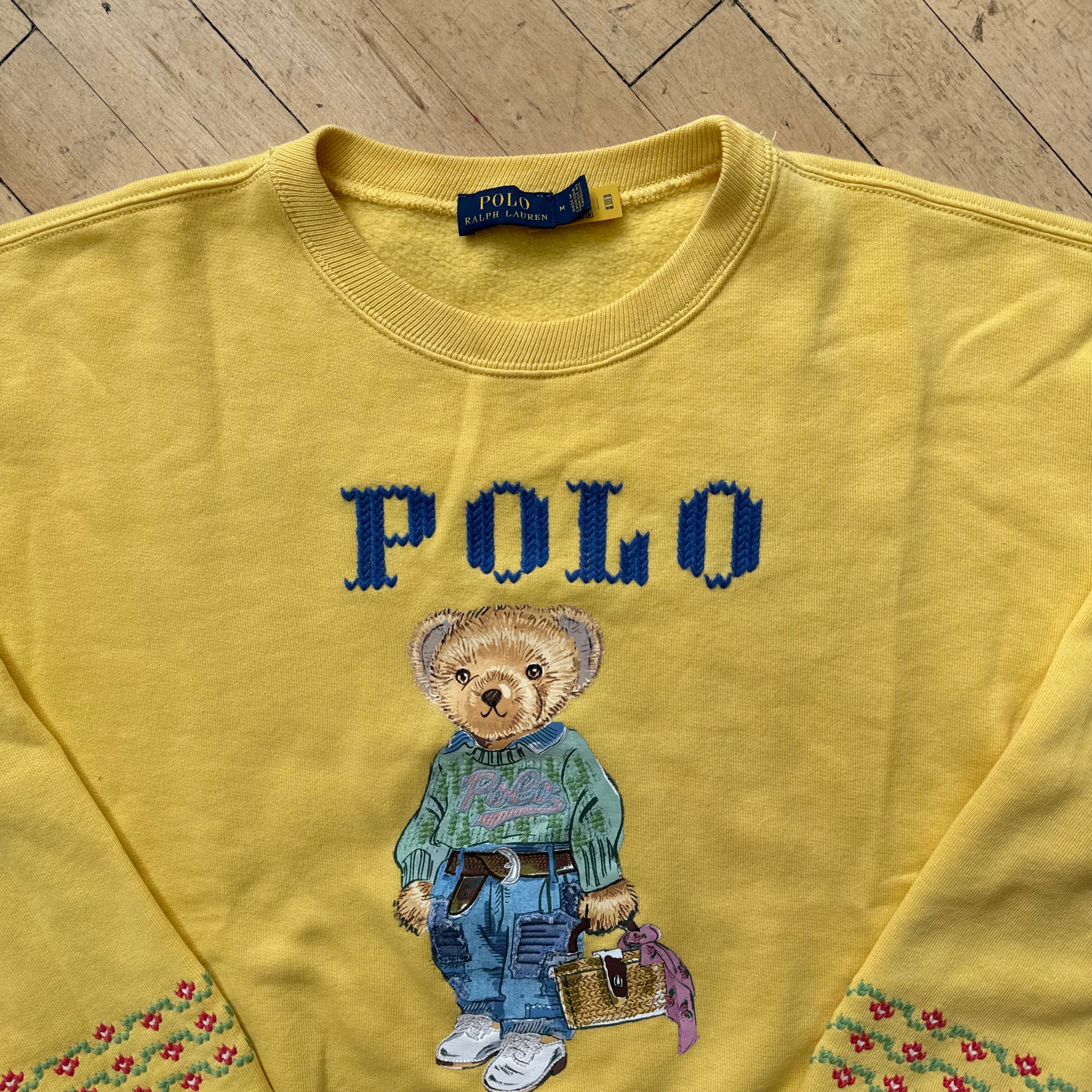 Vintage Polo Bear Ralph Lauren Crewneck Sz M