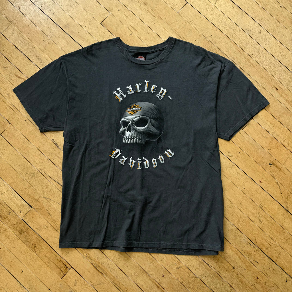 Harley Davidson Skull Iowa T-shirt Sz XXL