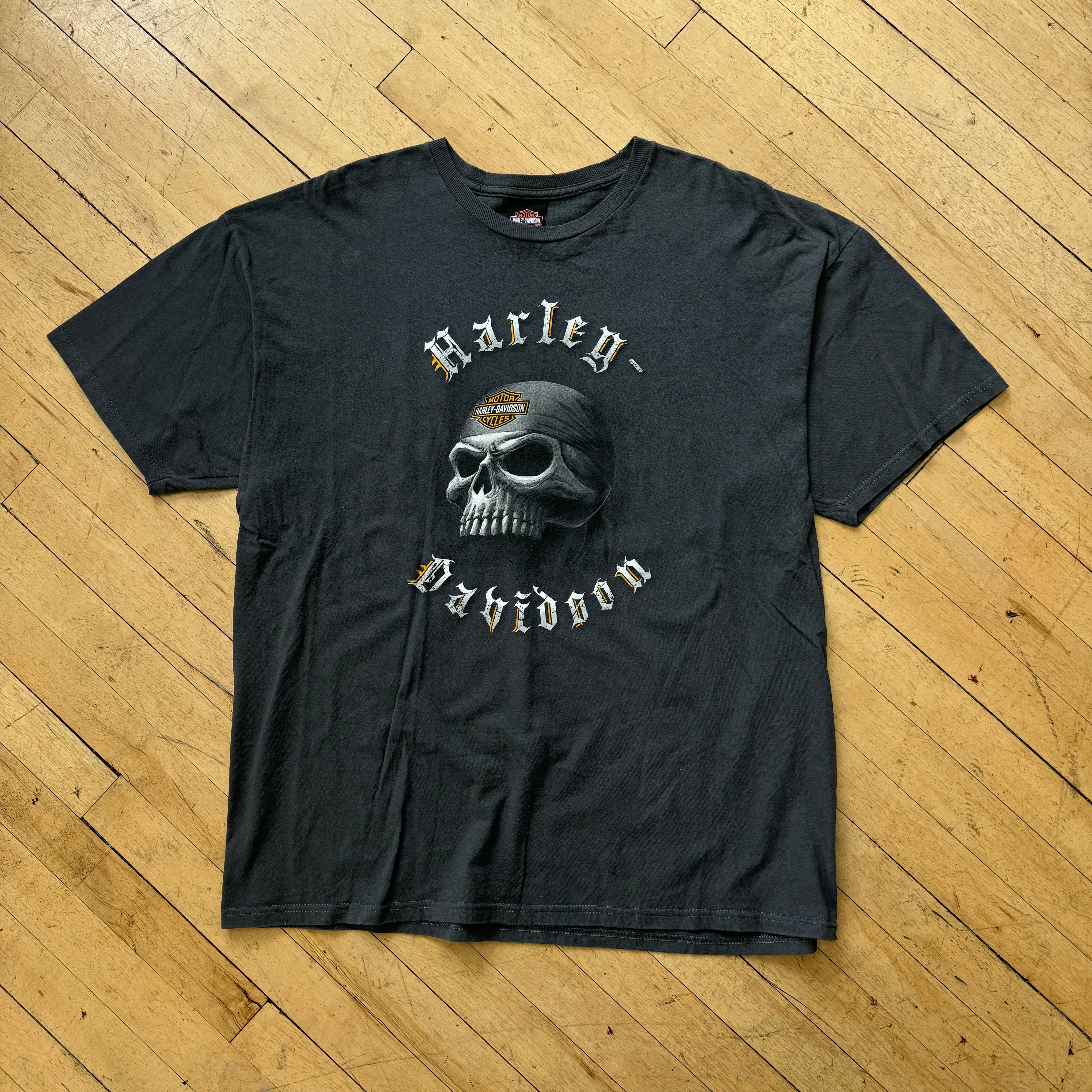 Harley Davidson Skull Iowa T-shirt Sz XXL