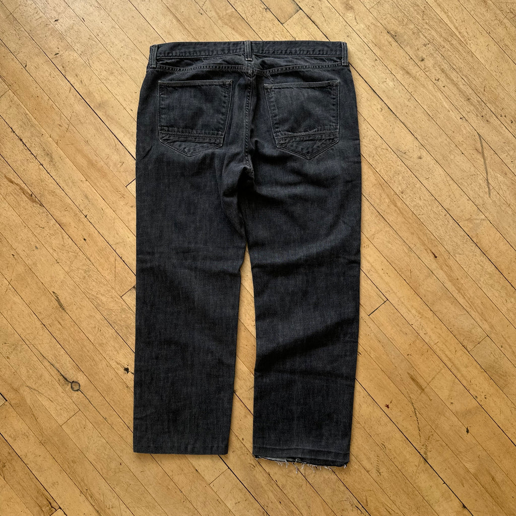 Vintage Arizona BLK Denim Jeans Sz 36x30