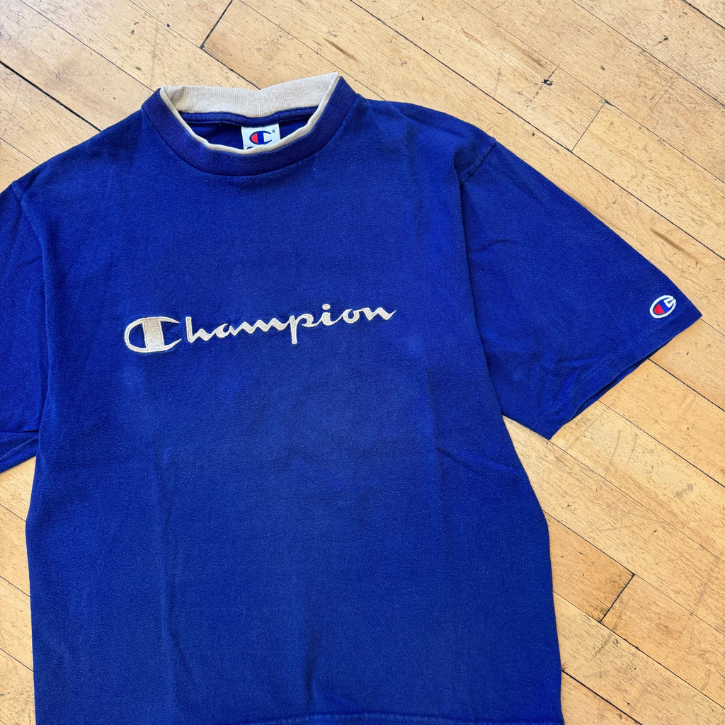 Vintage Champion SpellOut T-shirt Sz M