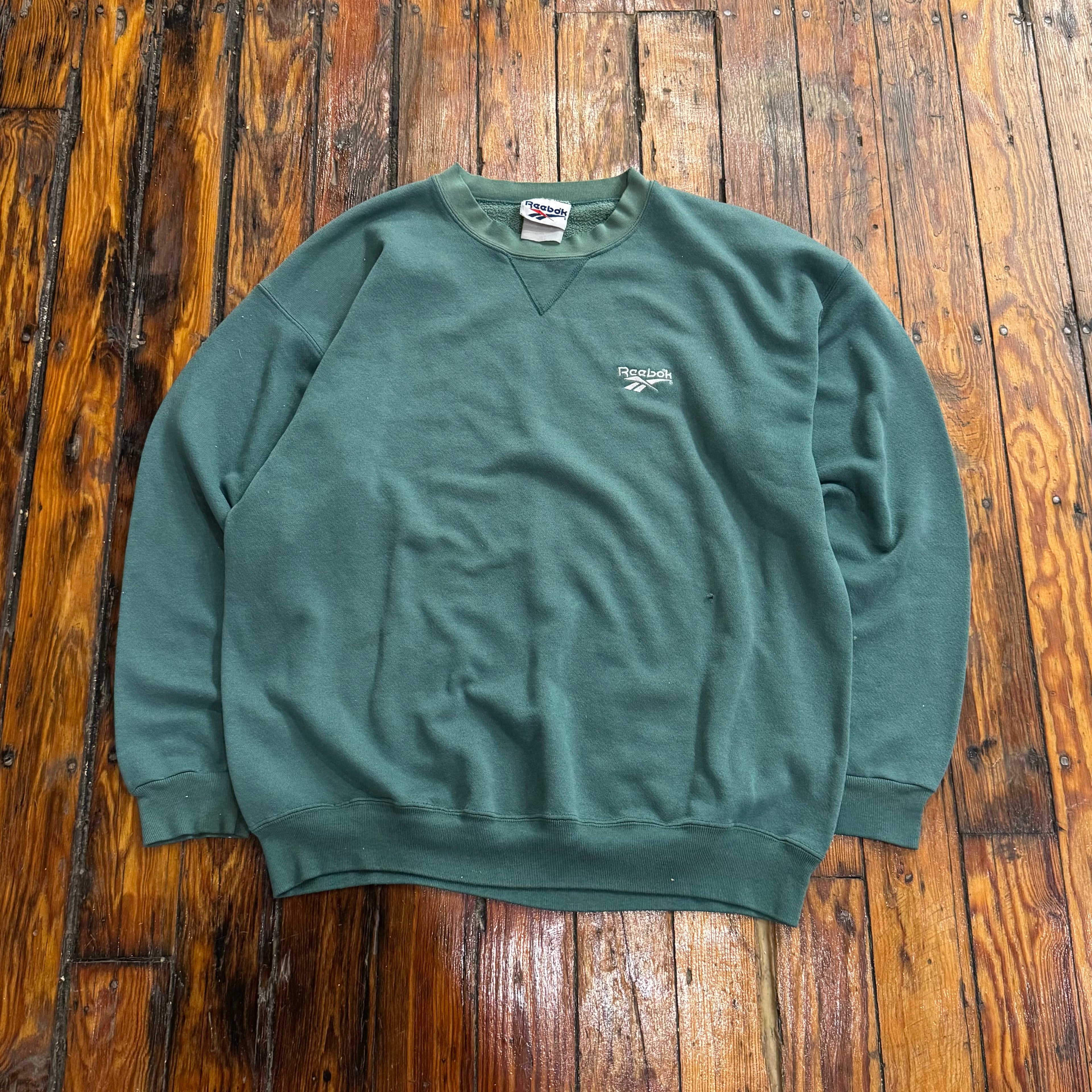 Vintage Faded Reebok Crewneck Sz L