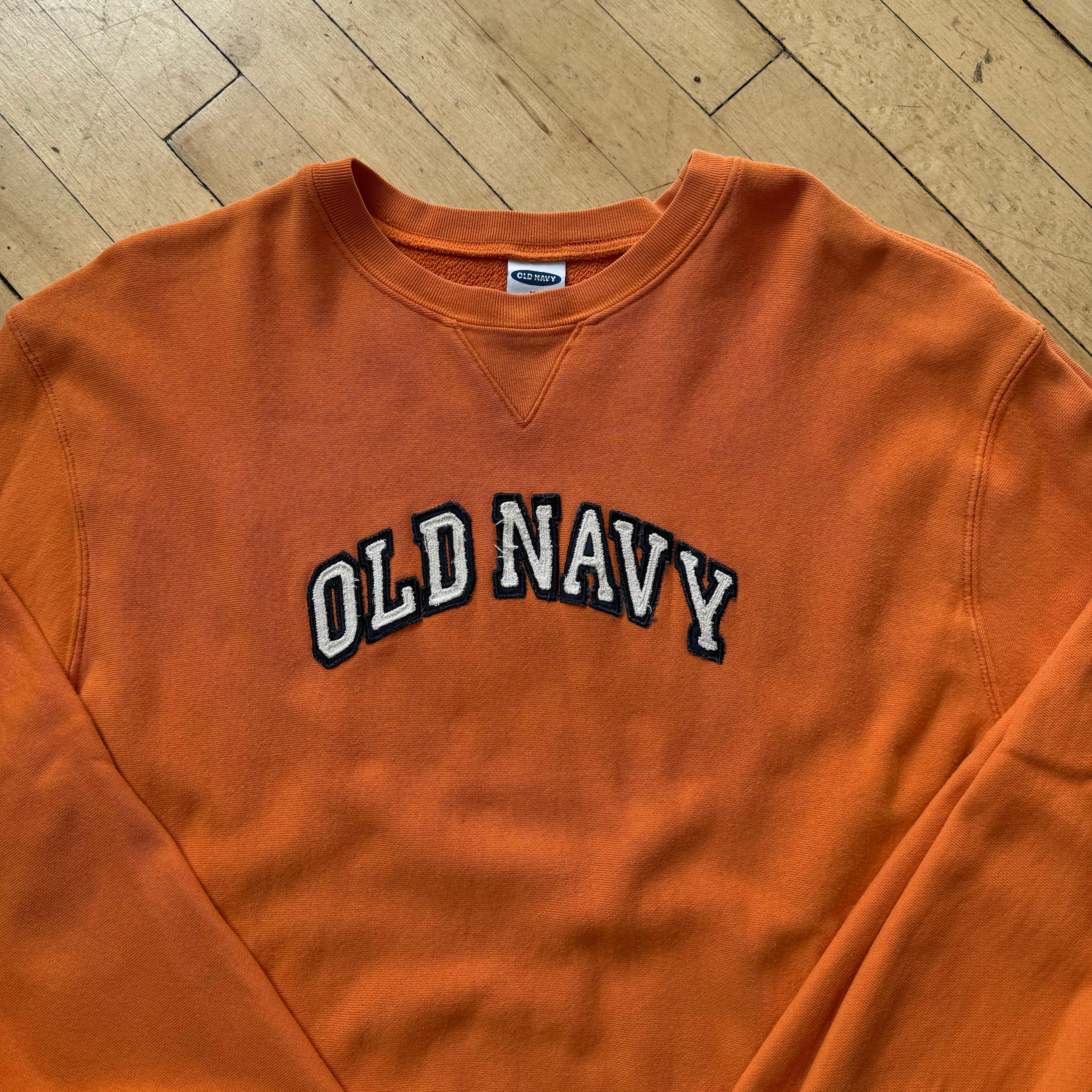 Vintage Old Navy SpellOut CrewNeck Sz L