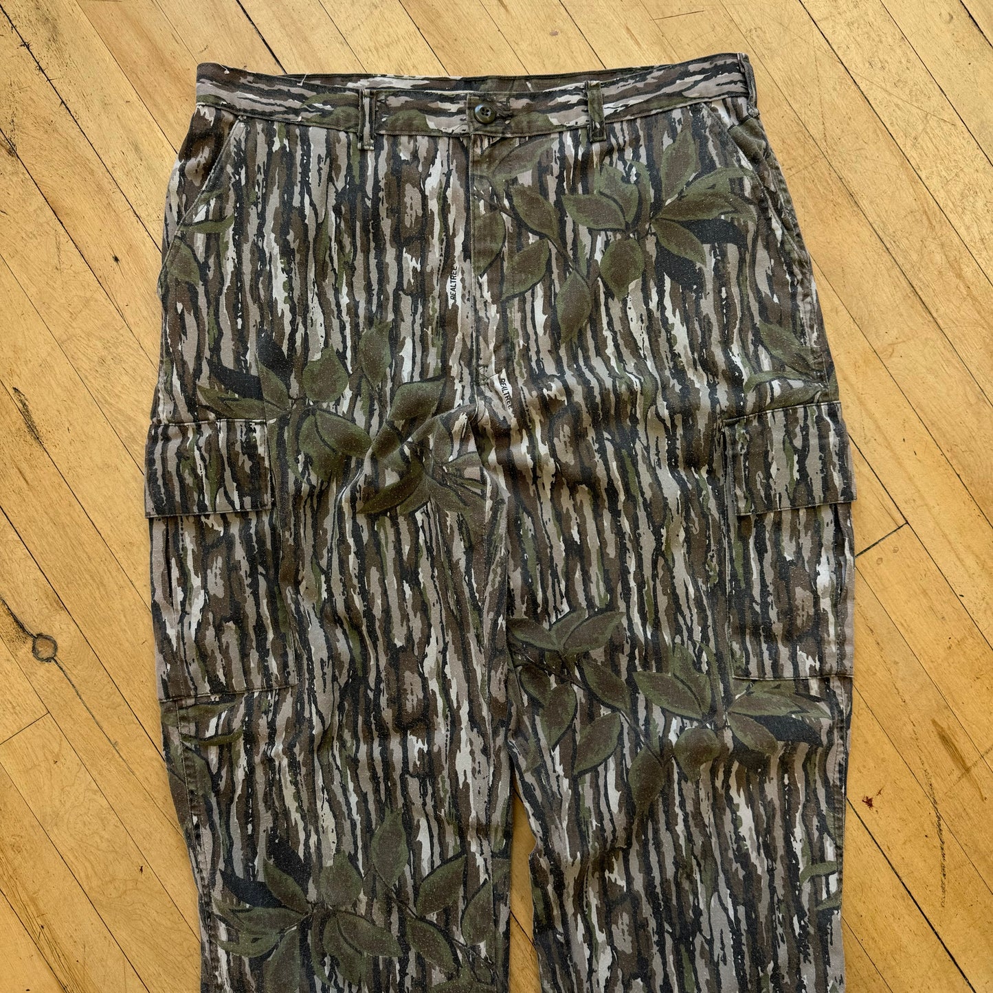 Vintage Jungle Camo Kahki Cargo Pants Sz 36x34