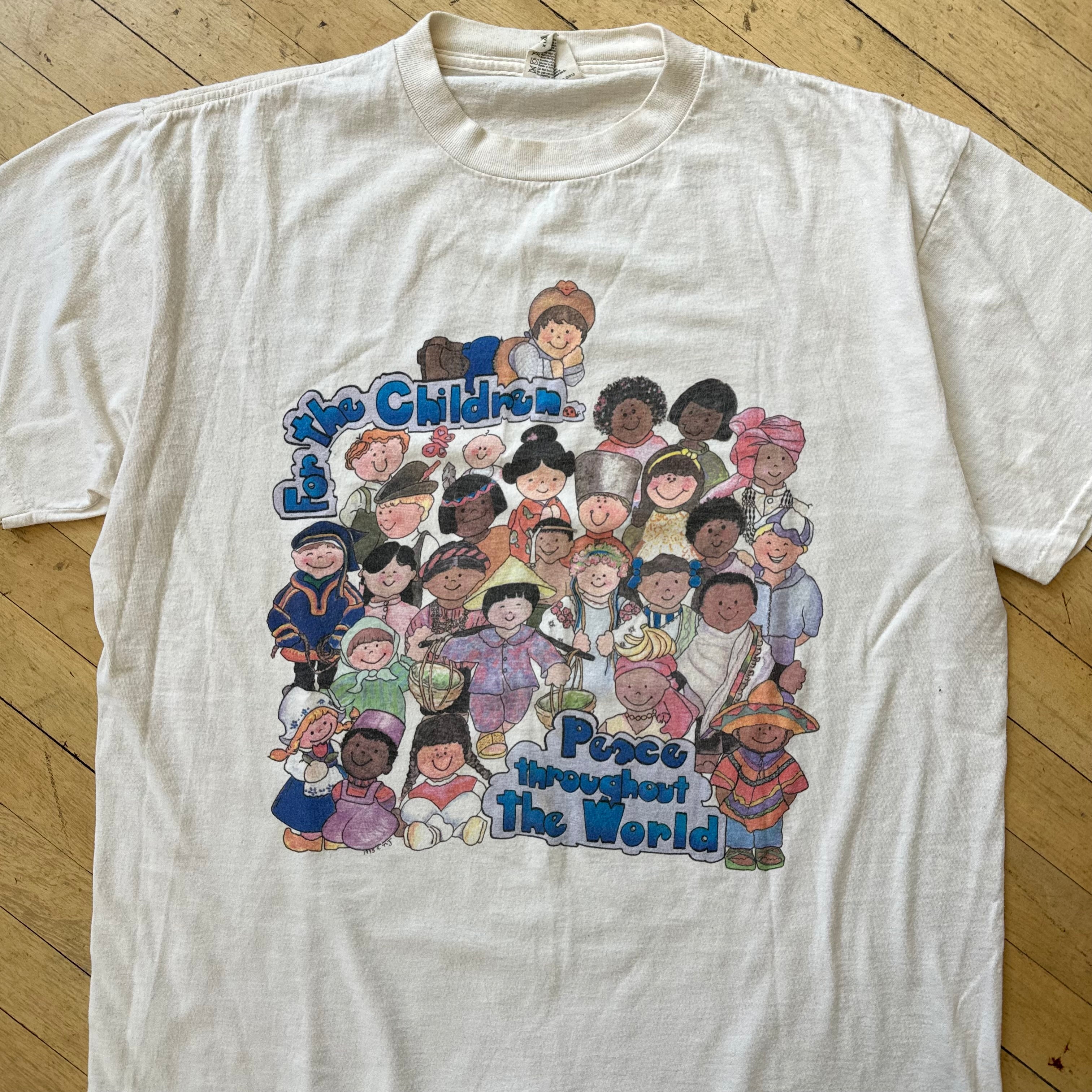 Vintage For the Children T-shirt Sz XL