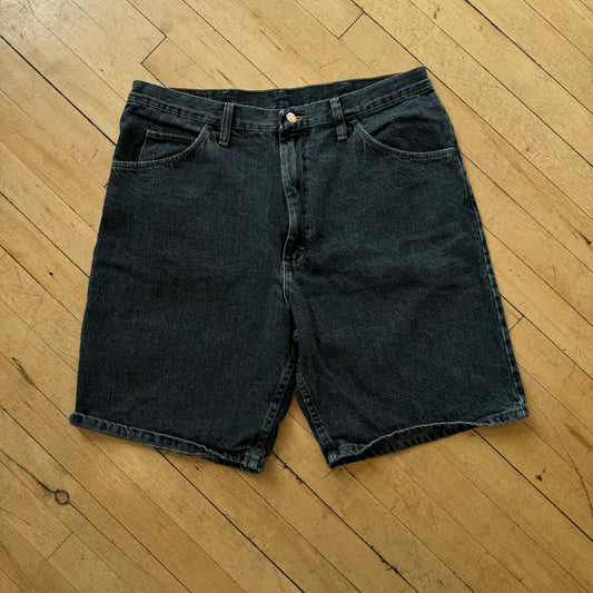 Vintage Dark Wash Wrangler Denim Jean Shorts Sz 36