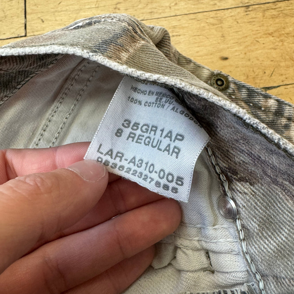 Vintage Camo Wrangler Denim Jeans Sz 8