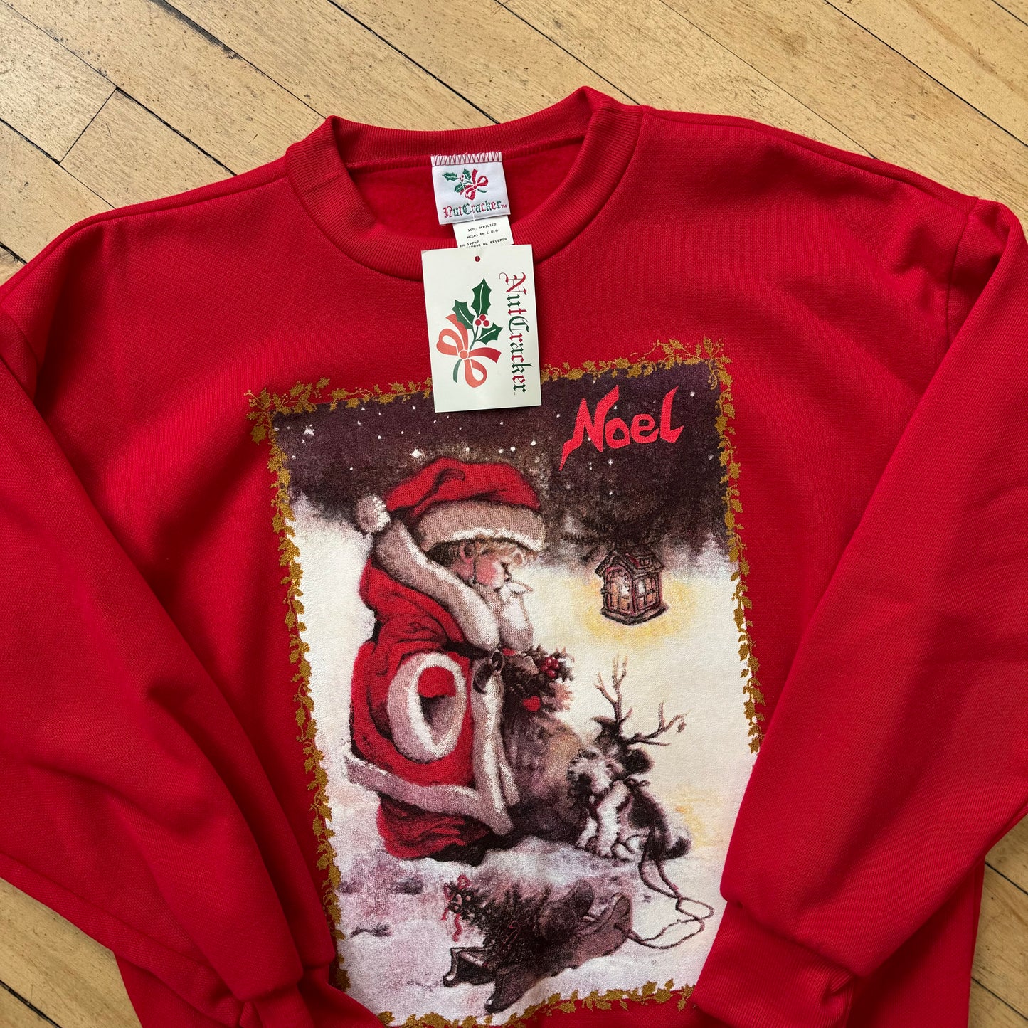 Vintage Noel Christmas CrewNeck Sz M