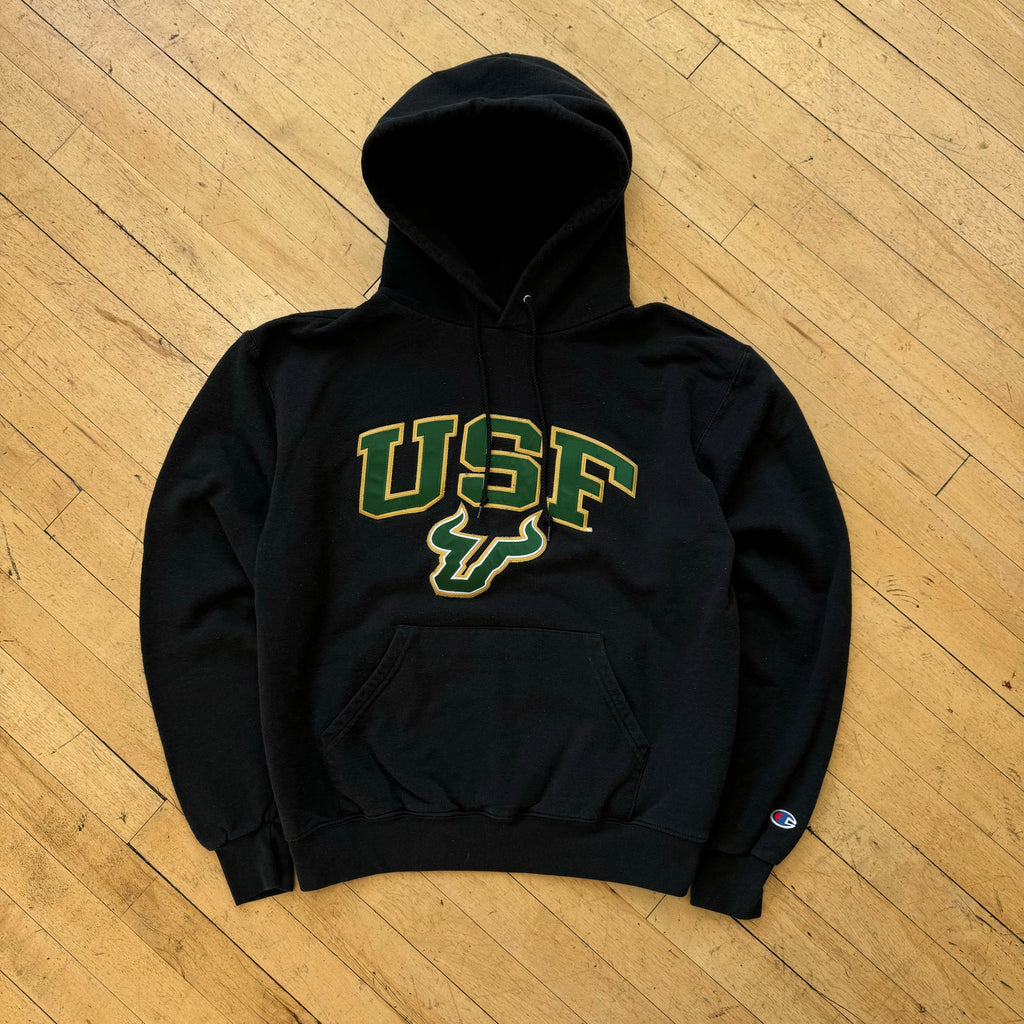 Champion USF Embroidered Hoodie Sz M