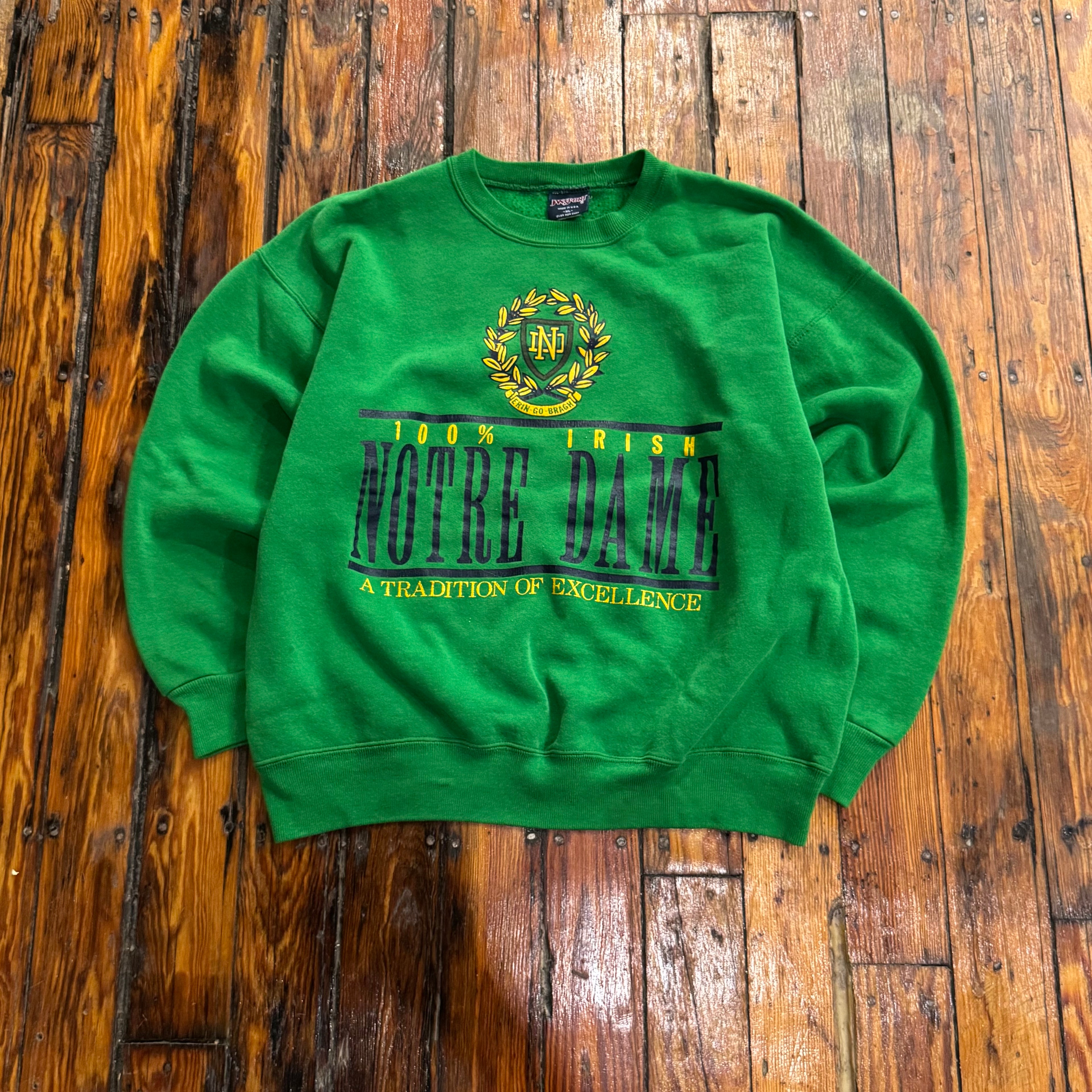 Vintage Notre Dame Irish Crewneck Sz L