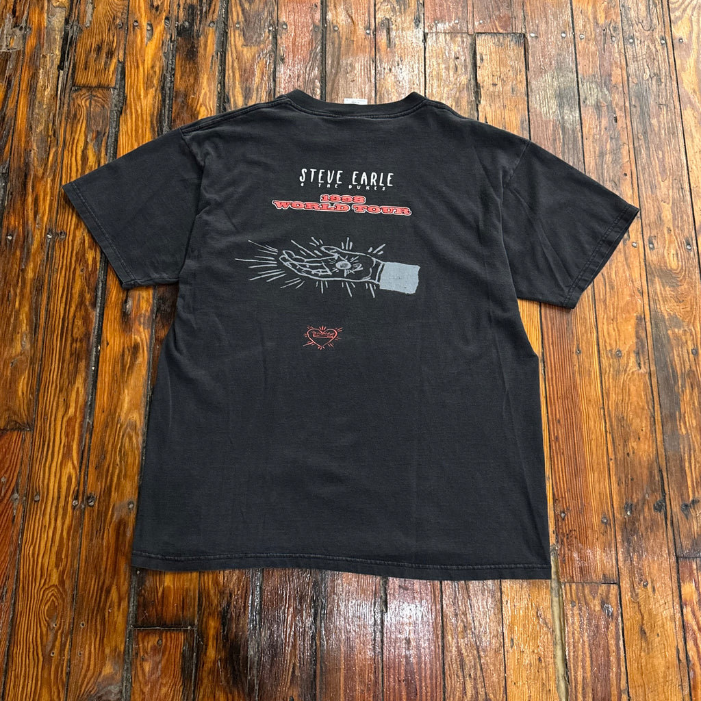 Vintage Steve Earle & The Dukes Tour T-shirt Sz XL