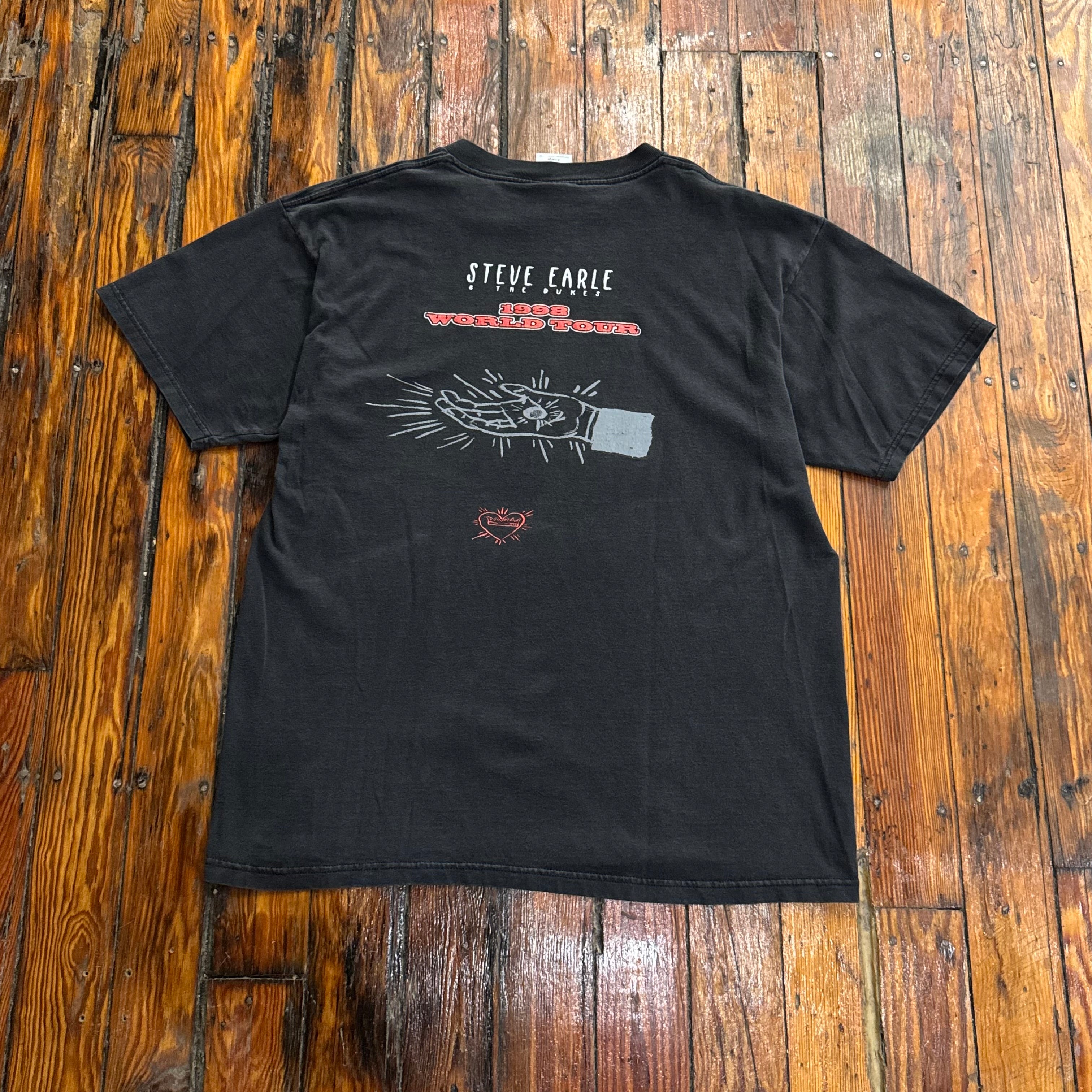 Vintage Steve Earle & The Dukes Tour T-shirt Sz XL