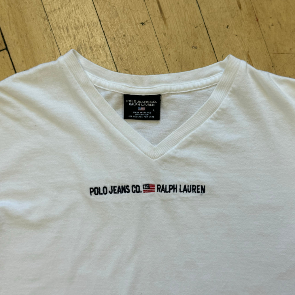 Vintage Polo Jeans Co RL T-shirt Sz L