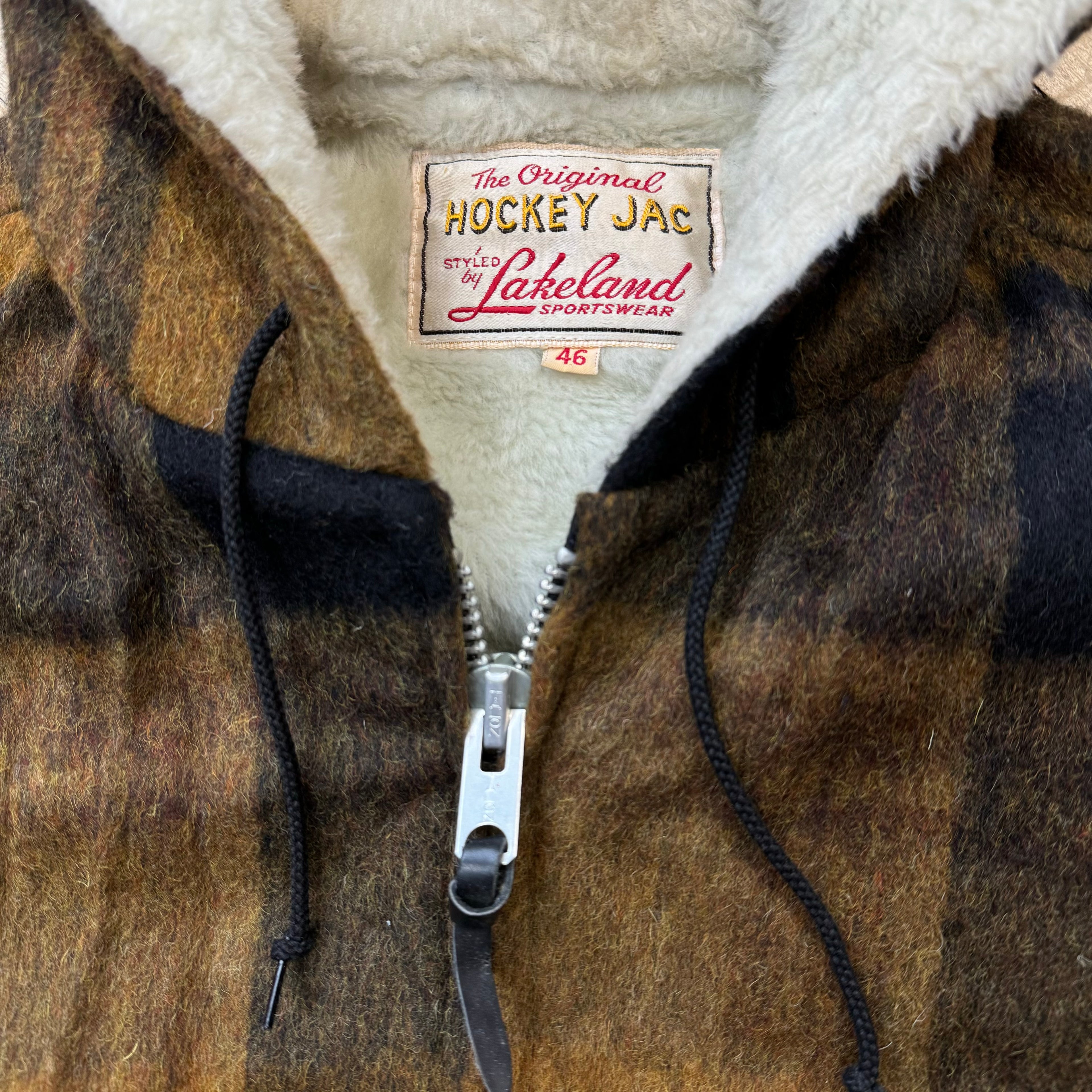 Vintage Hockey Jac By Landlake Sportswear Jacket Sz 46