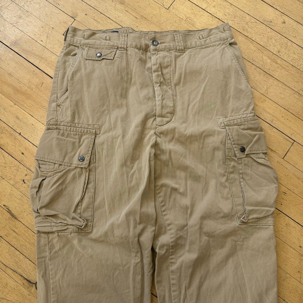 Vintage Polo Ralph Lauren Baggy Cargo Pocket Pants Sz 36x30