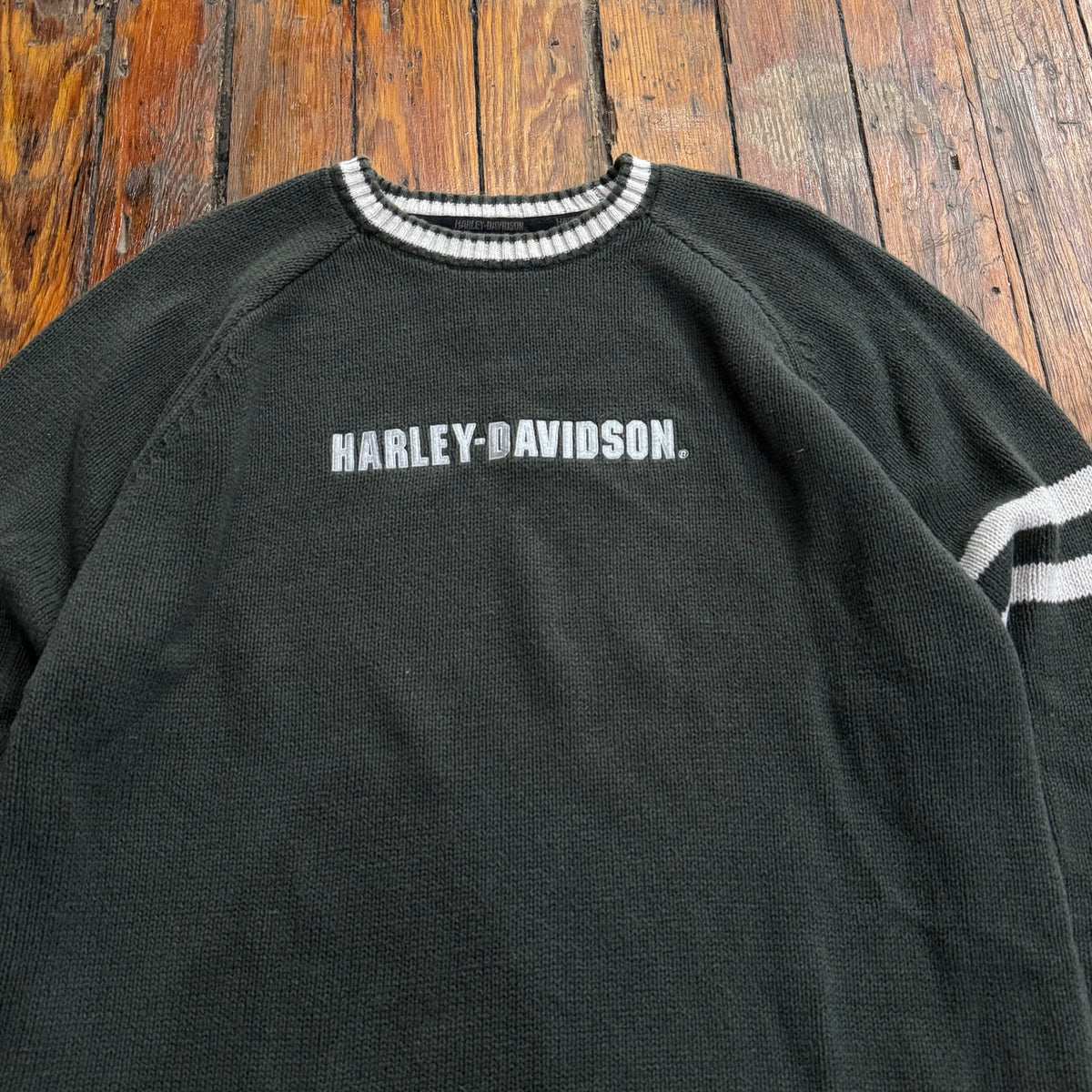 Vintage Harley Davidson Knit Sweater Sz XL