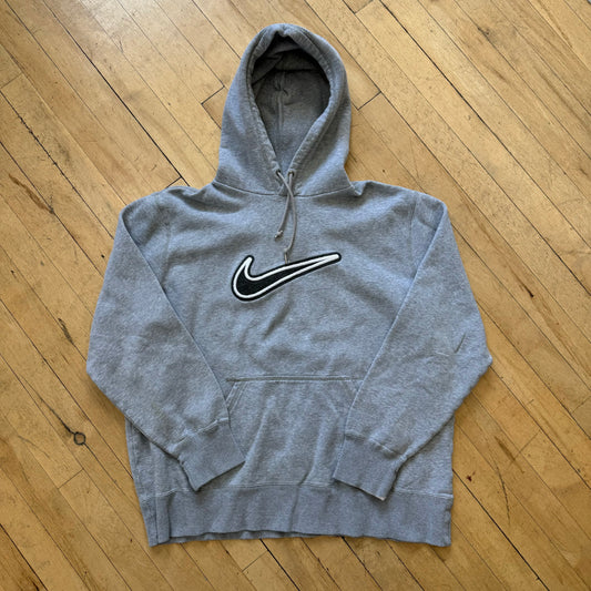 Vintage Y2K Nike Big Swoosh Hoodie Sz XL