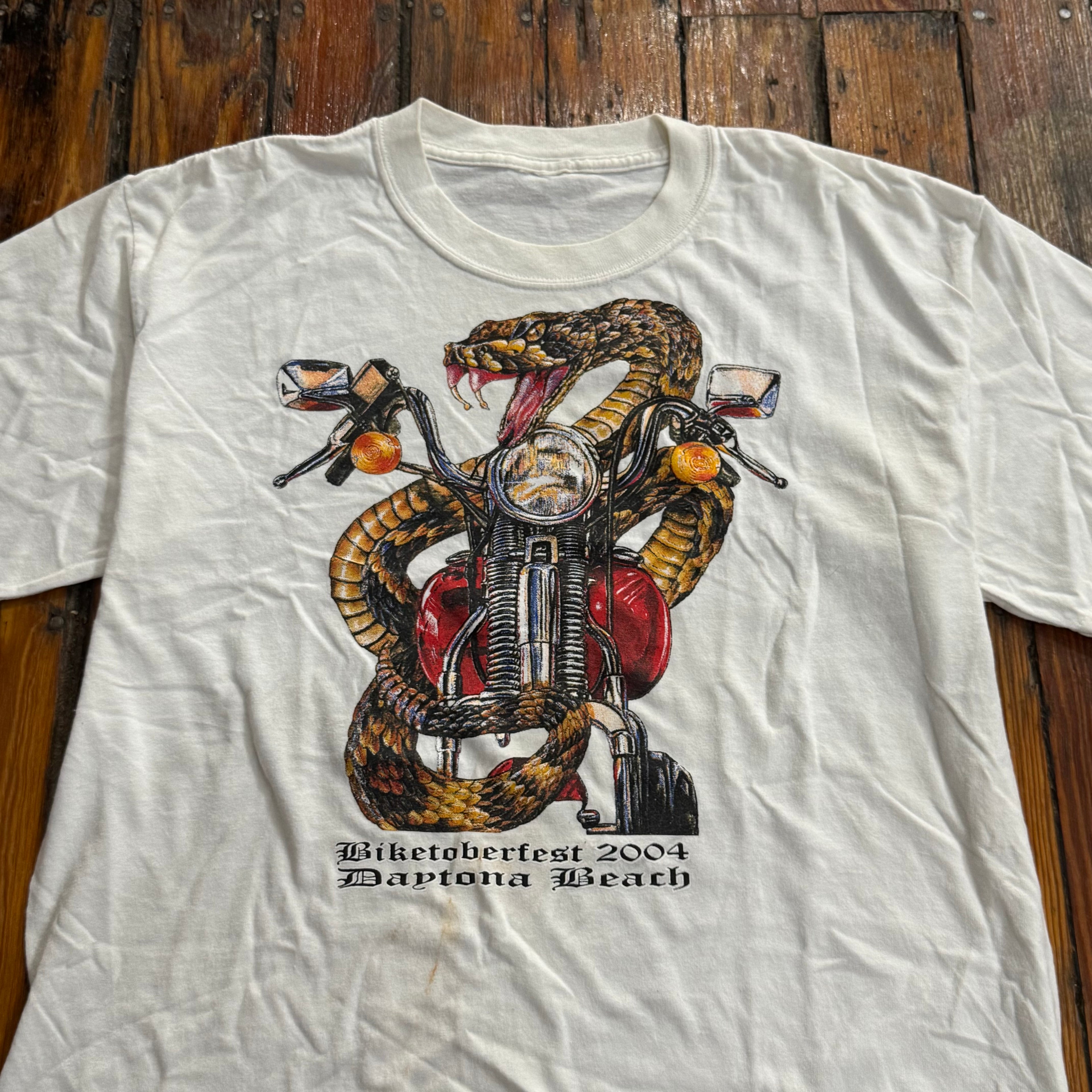 Vintage Daytona Beach Biker Fest T-shirt Sz L