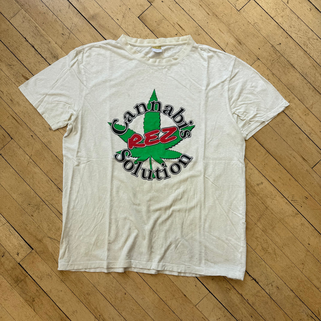 Vintage Cannabis Solution T-shirt Sz M