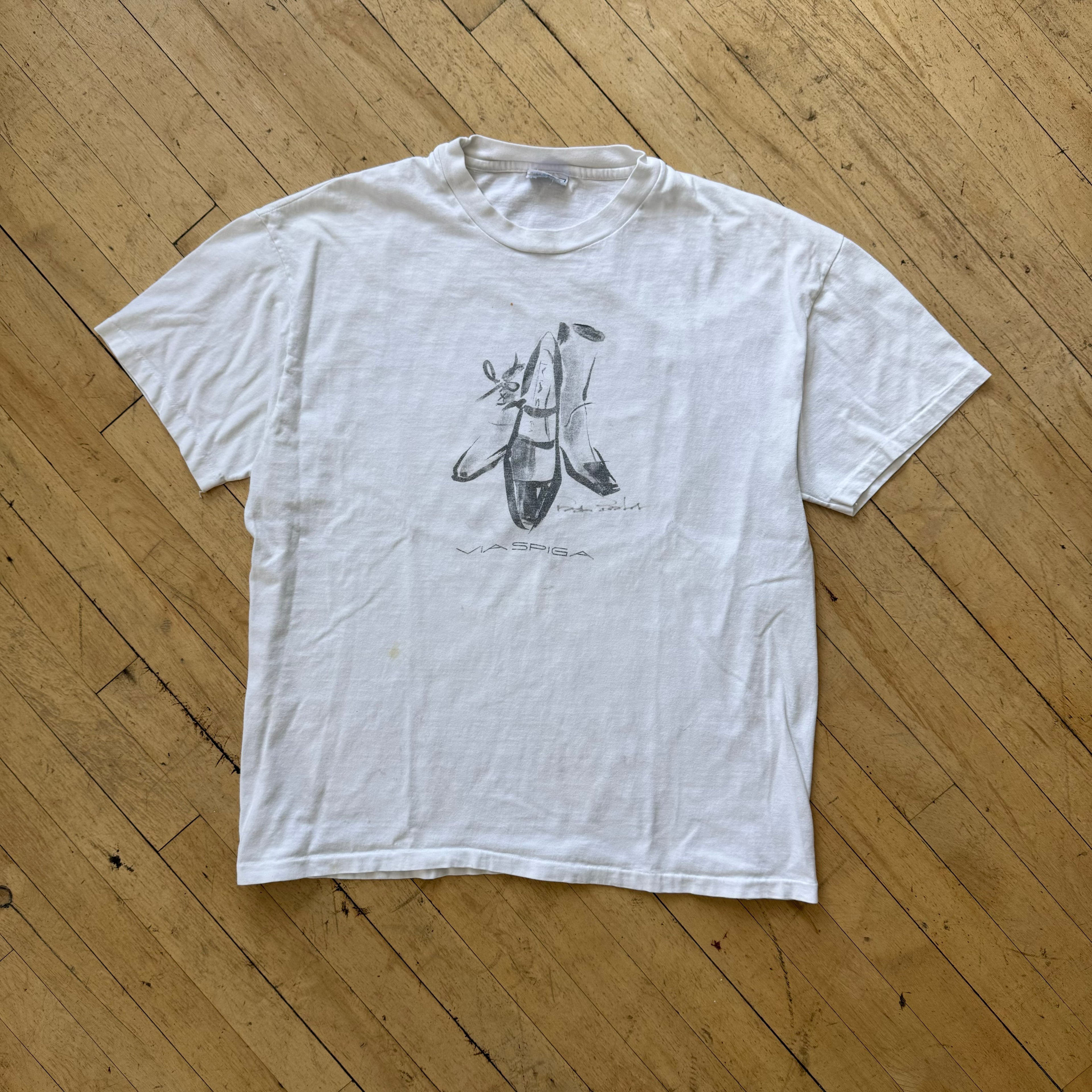 Vintage Viaspiga A Shoe is Born T-shirt Sz XL