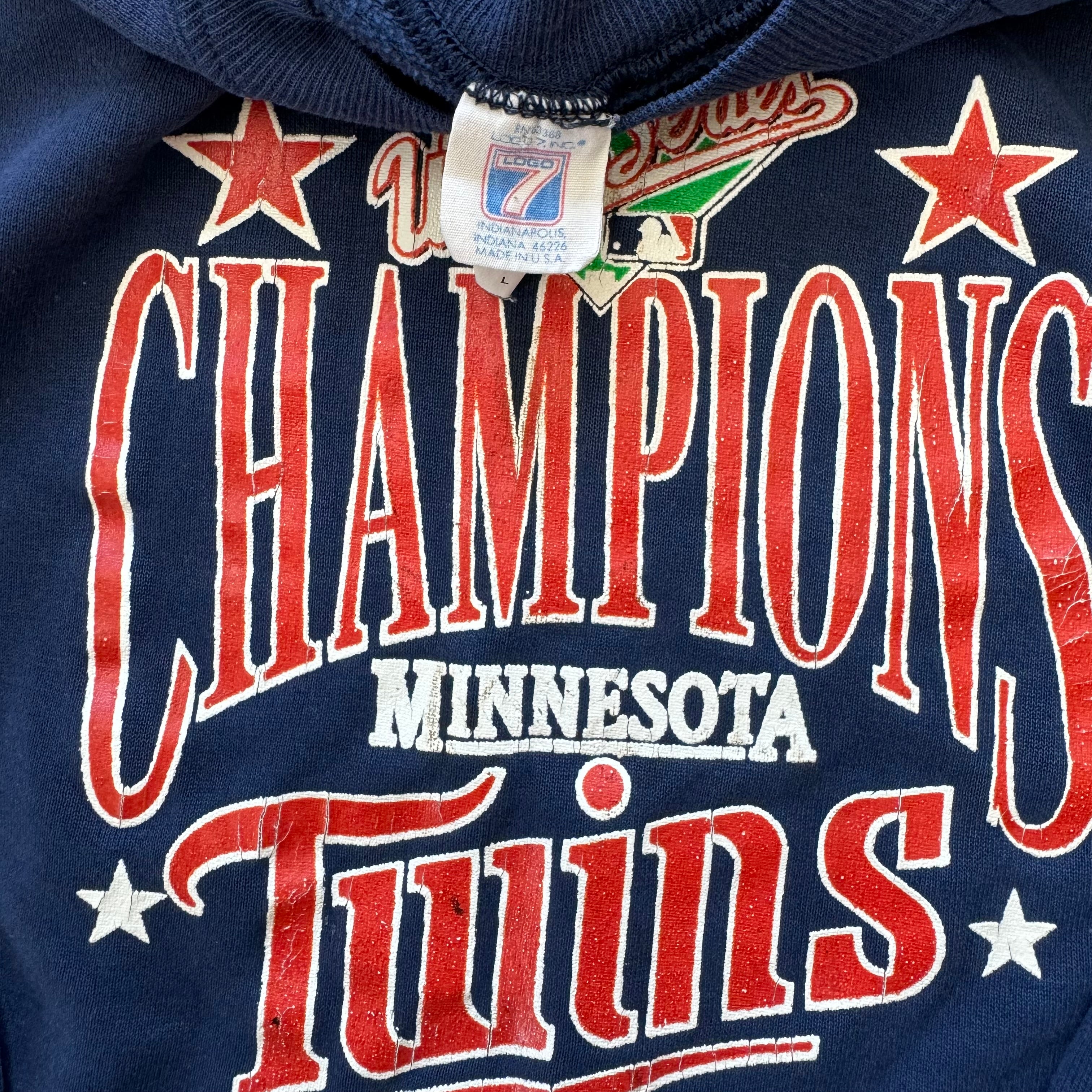 Vintage ‘87 Twins World Series CrewNeck Sz L