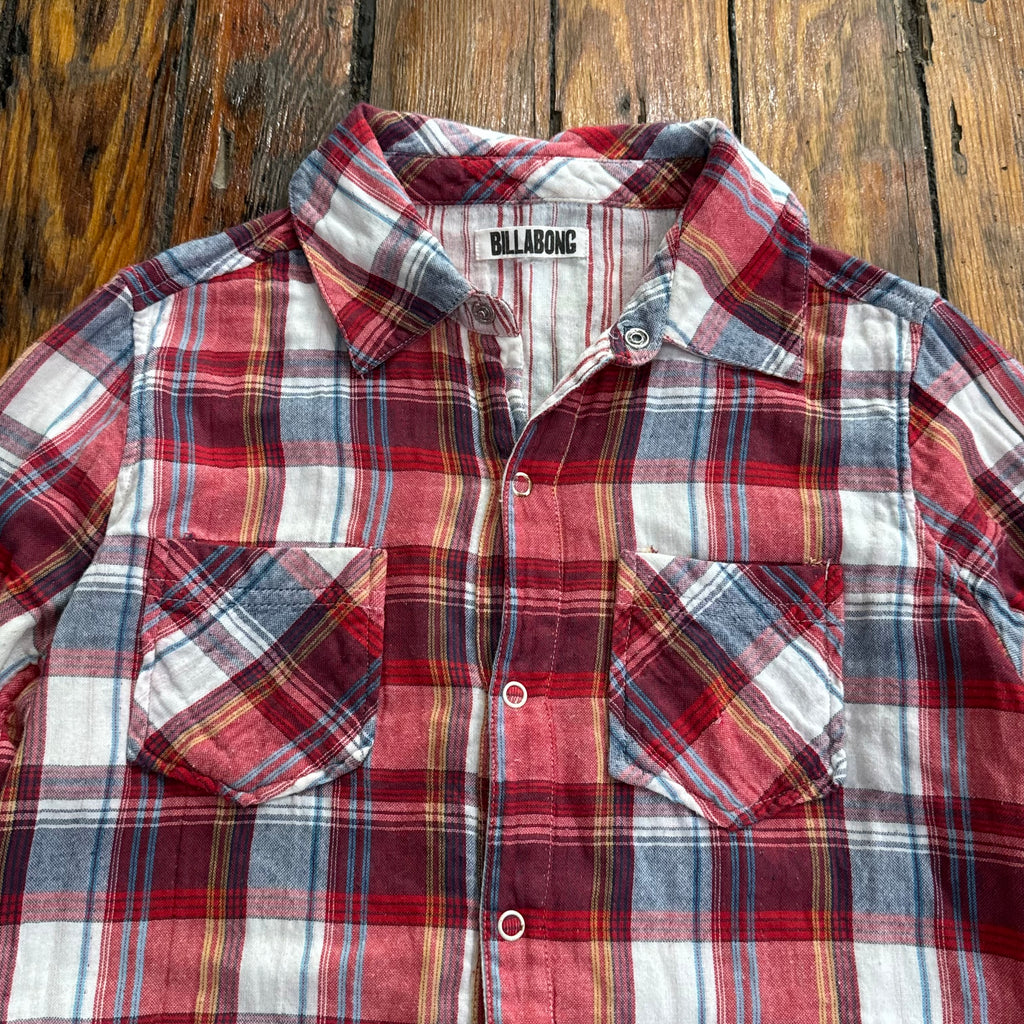 Vintage Billa Bong Plaid Flannel Sz S