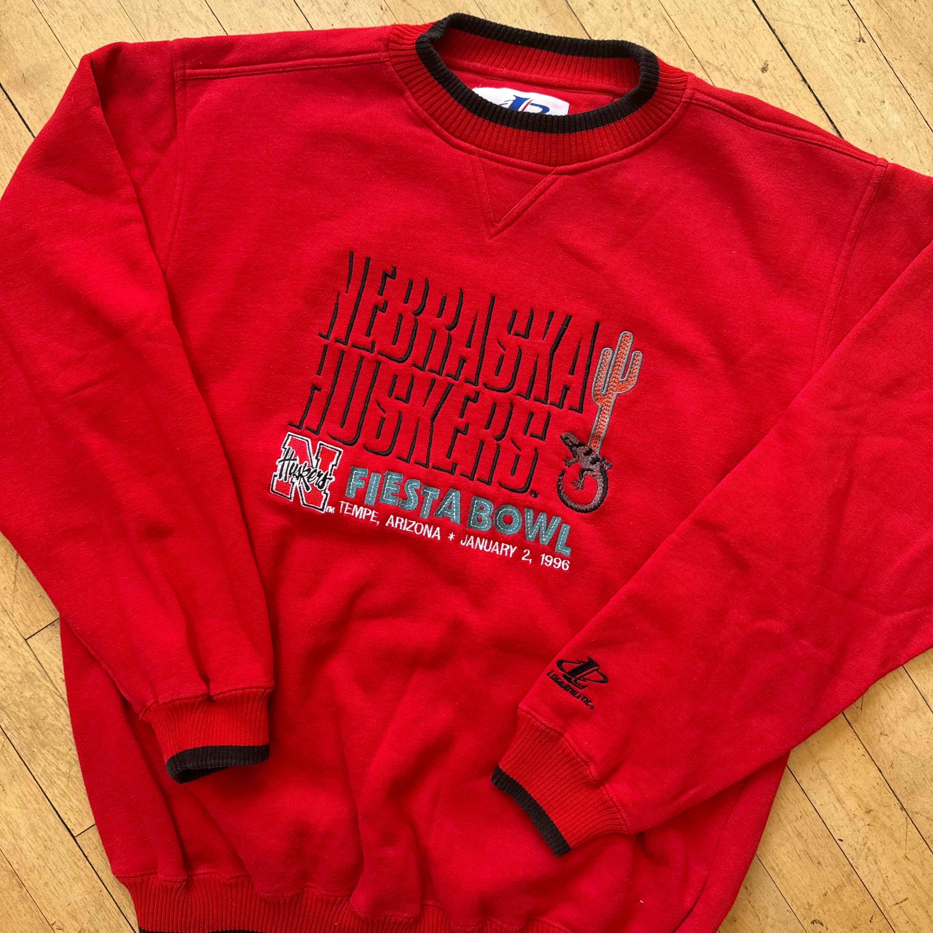 Vintage Nebraska Huskers Fiesta Bowl CrewNeck Sz XL