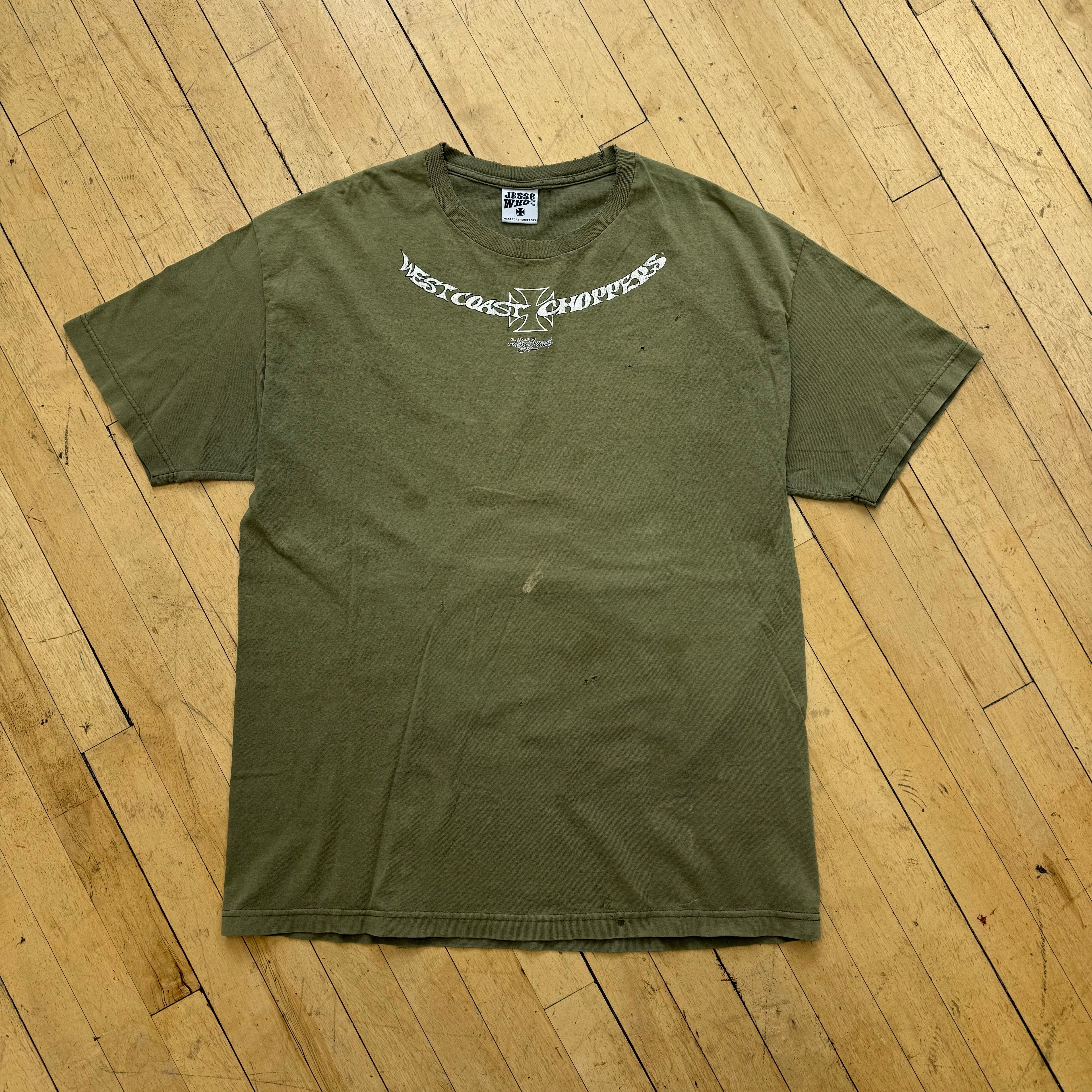 Vintage Faded West Coast Choppers T-shirt Sz XL