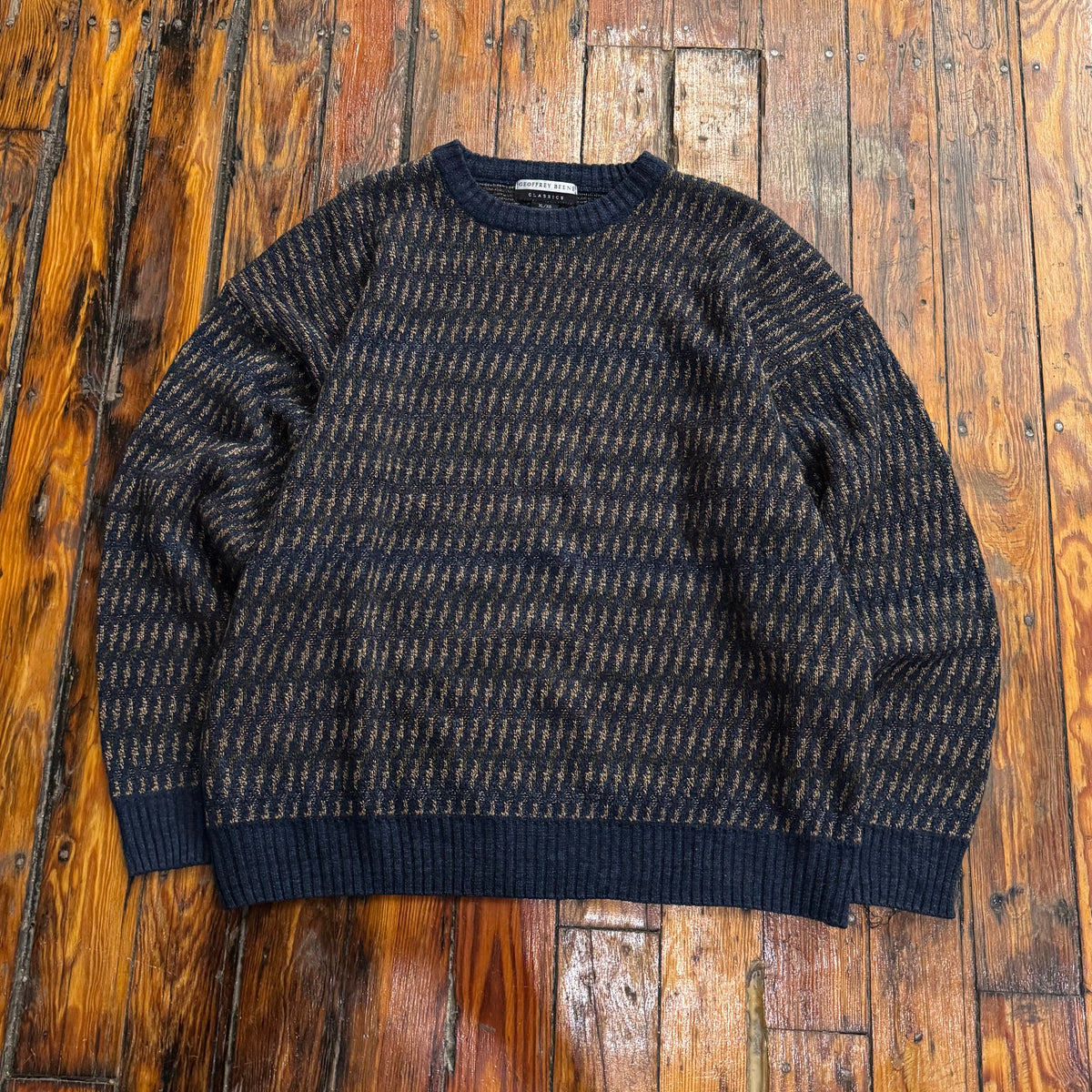 Vintage Geoffrey Beene Knit Sweater Sz XL