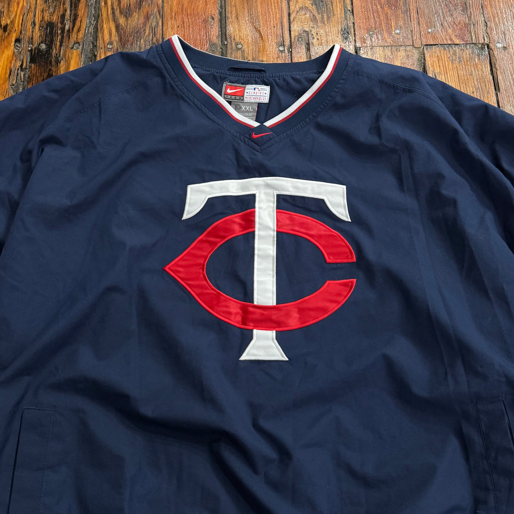 Vintage Nike Minnesota Twins Pullover Jacket Sz XXL