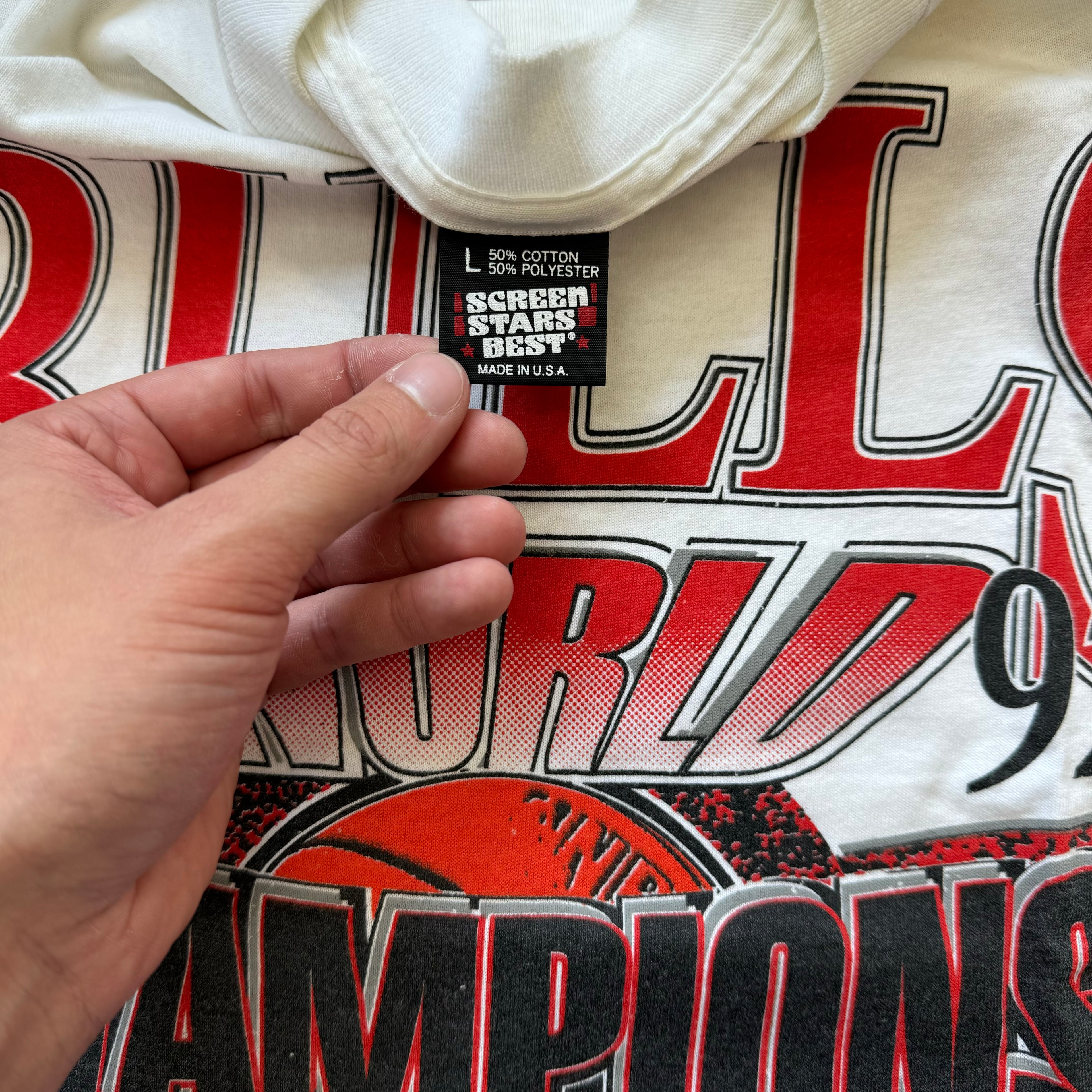 Vintage Chicago Bulls Back to Back T-shirt Sz M