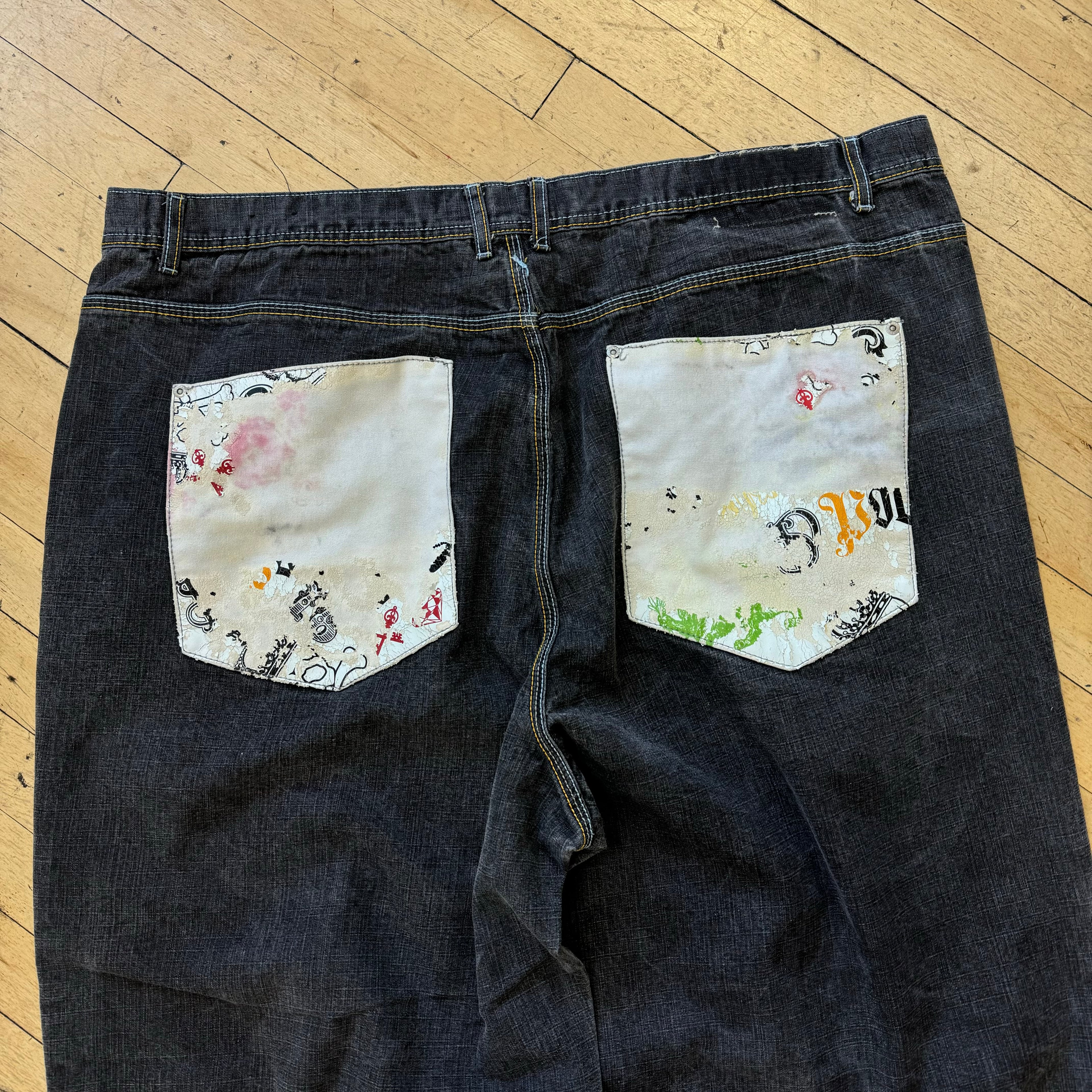 Y2K SouthPole Baggy Denim Jeans Sz 52