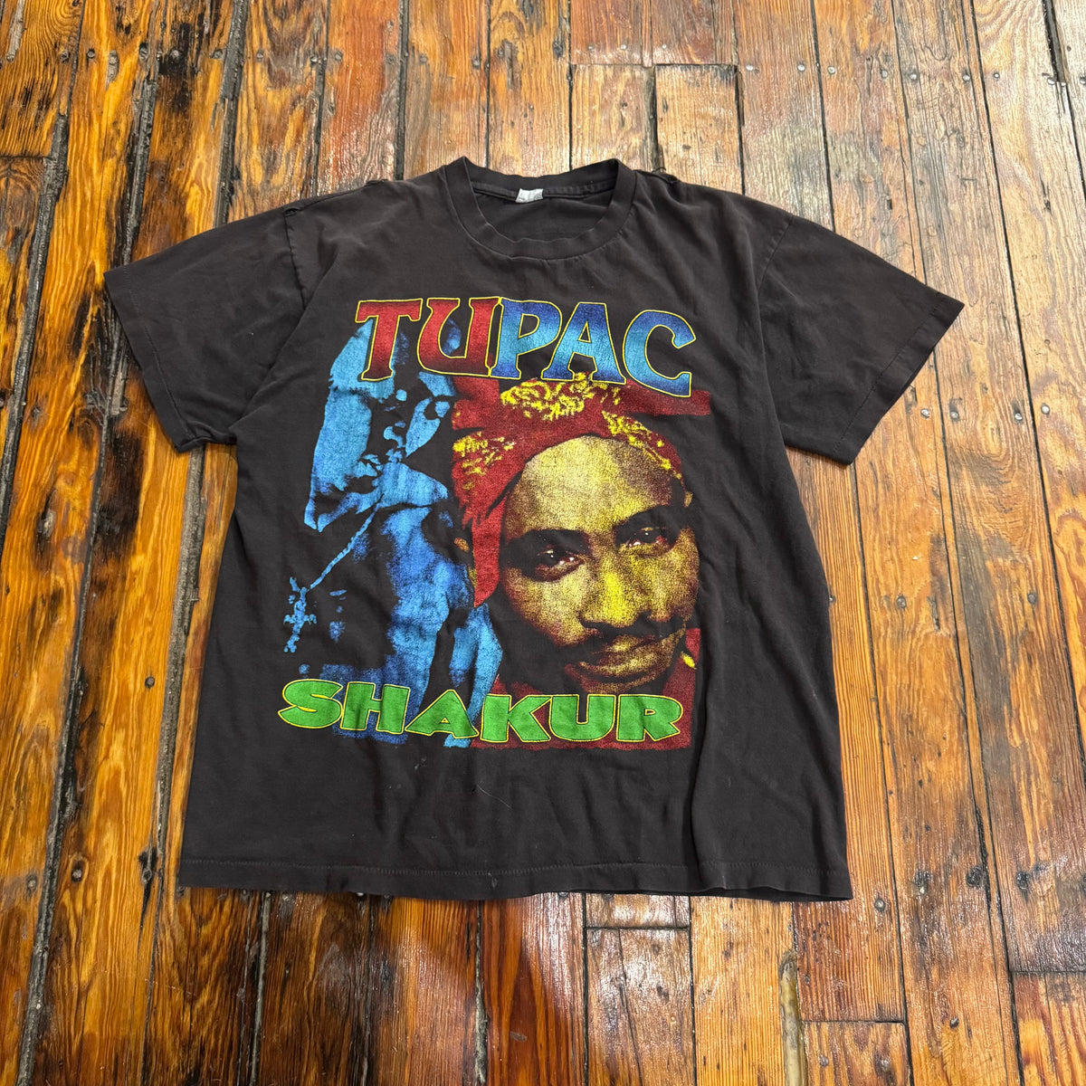 Vintage Tupac Shakur Rap T-shirt Sz L